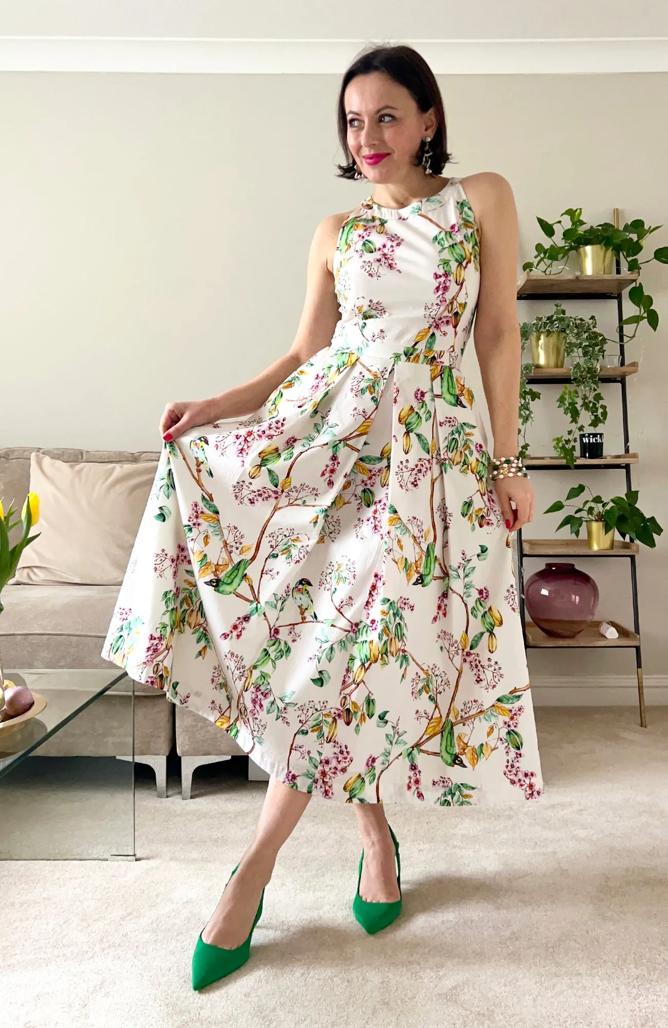 Alyssa Gardenia Bird Dress