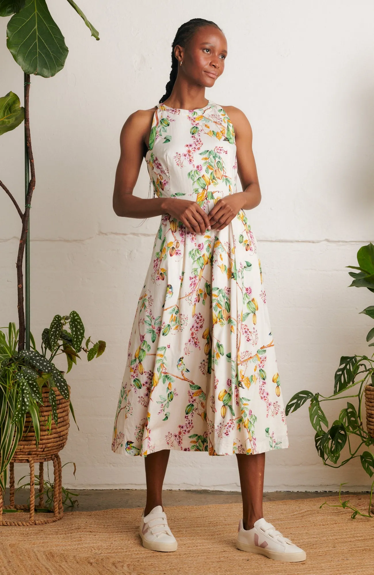 Alyssa Gardenia Bird Dress