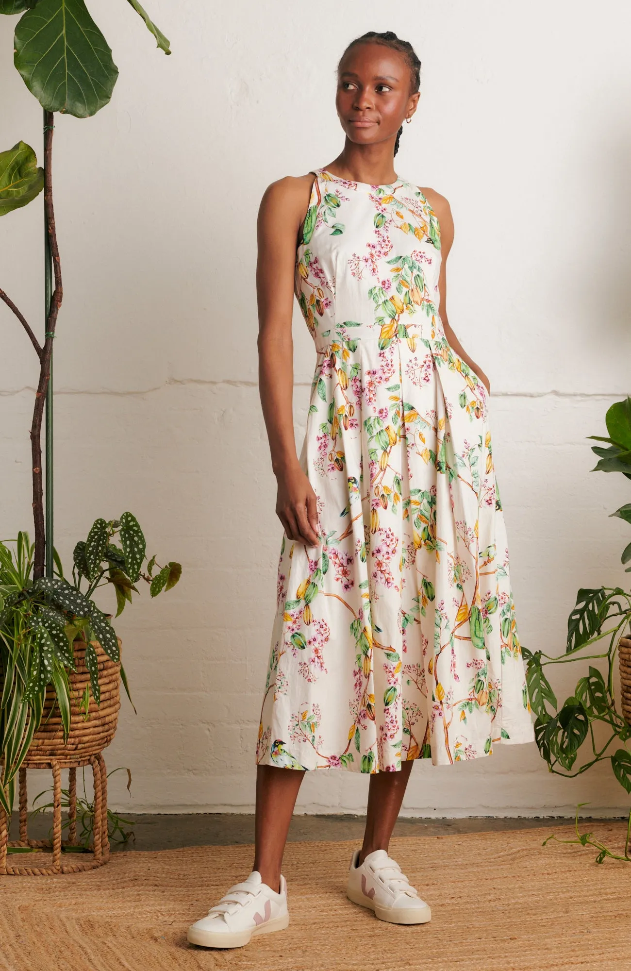 Alyssa Gardenia Bird Dress