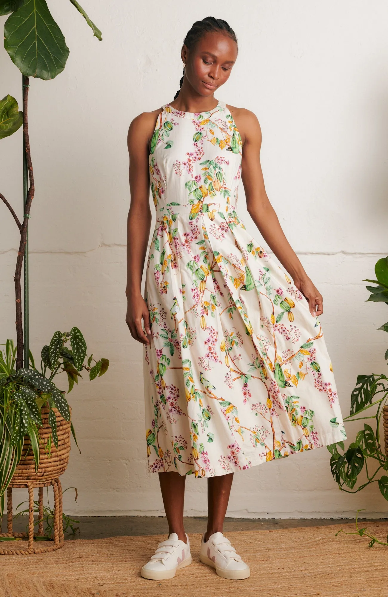 Alyssa Gardenia Bird Dress