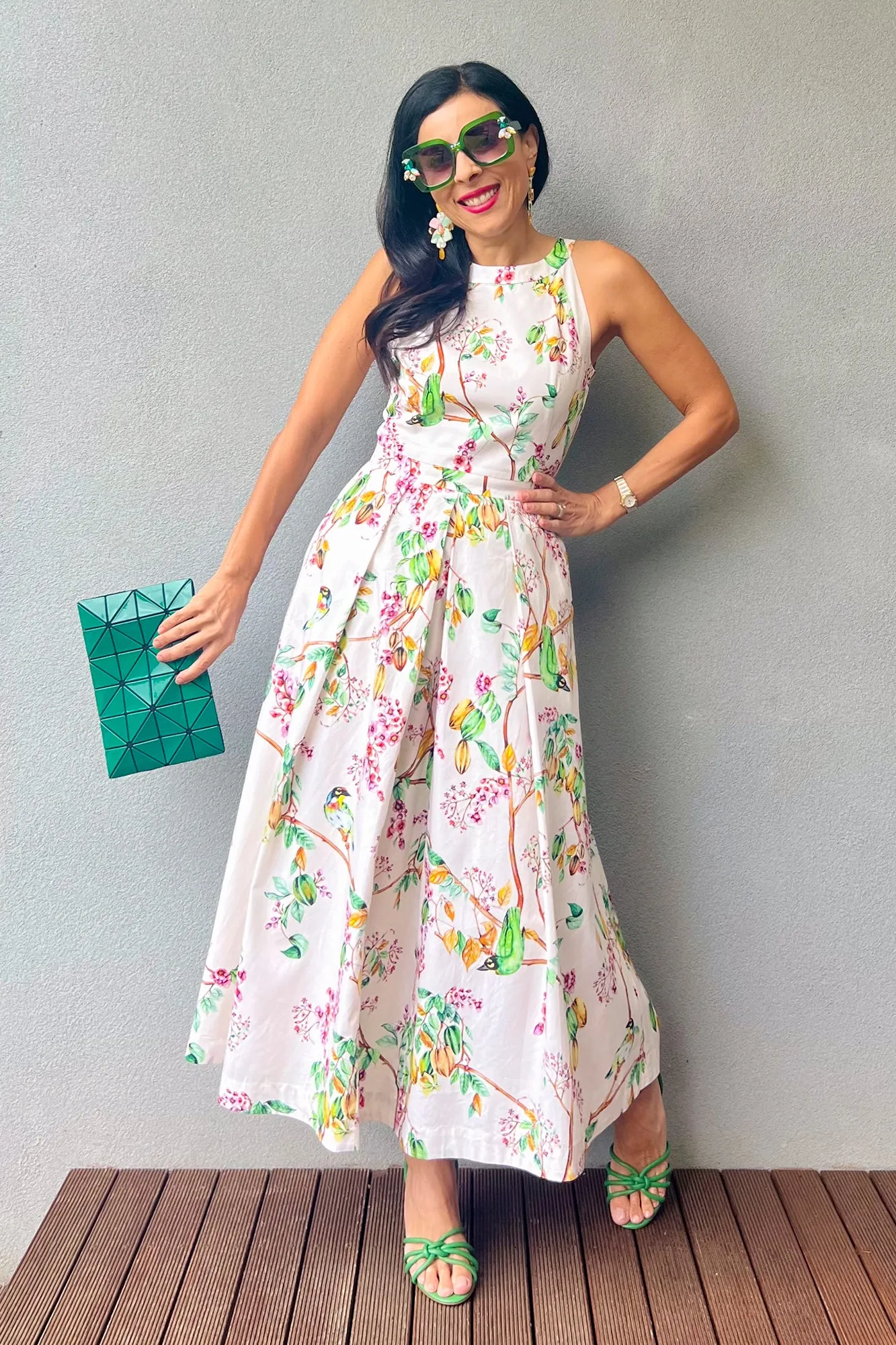 Alyssa Gardenia Bird Dress