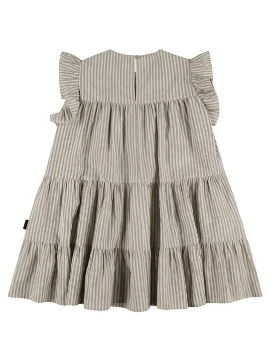 ASPESI   Striped cotton blend dress 