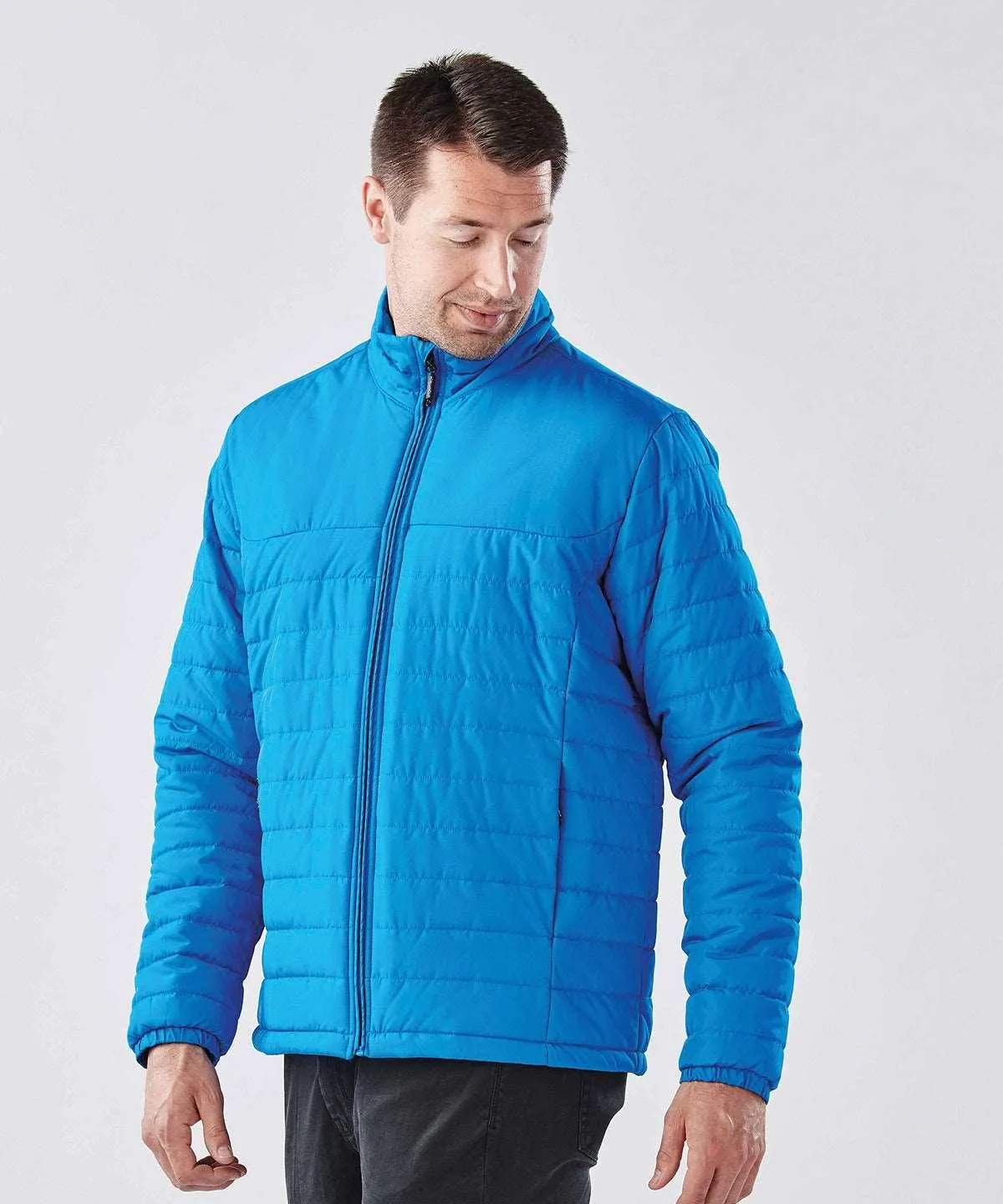 Azure Blue - Nautilus quilted jacket