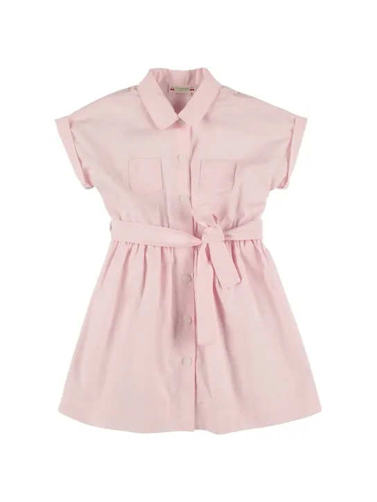 Bonpoint   Cotton poplin dress w/belt 