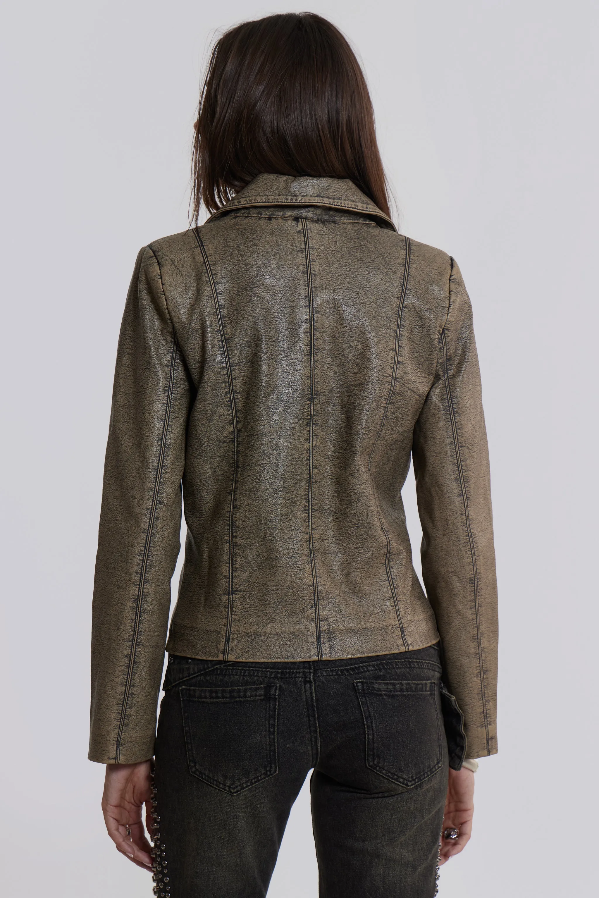 Cannon Faux Leather Jacket