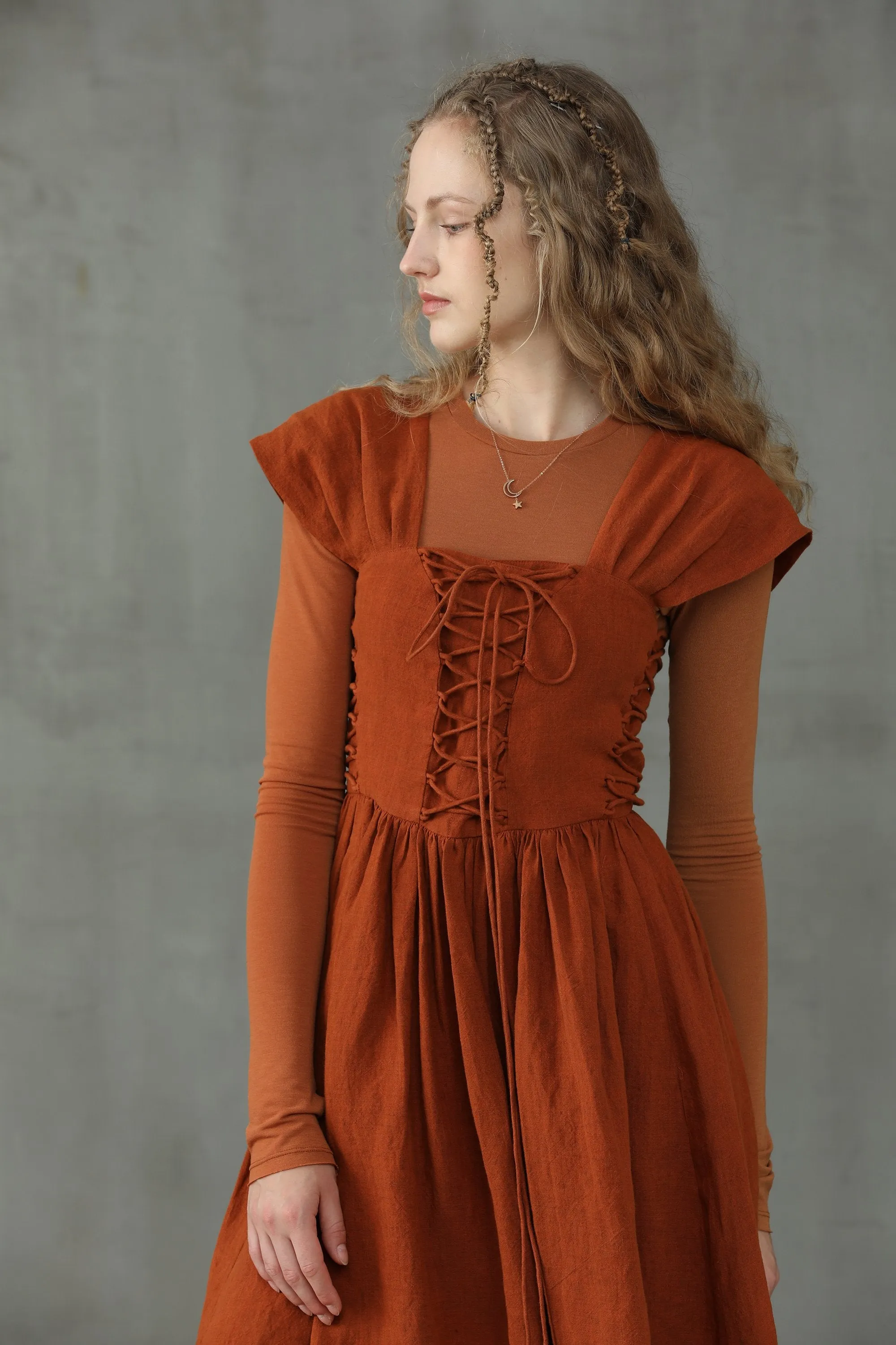 Christmas Glory 33 | Front Lace-up Dress