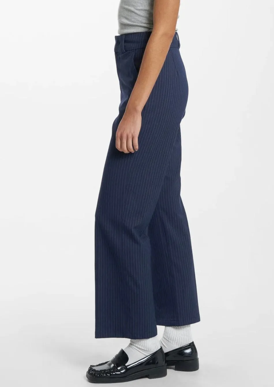 Danny Pinstripe Pant Station Navy