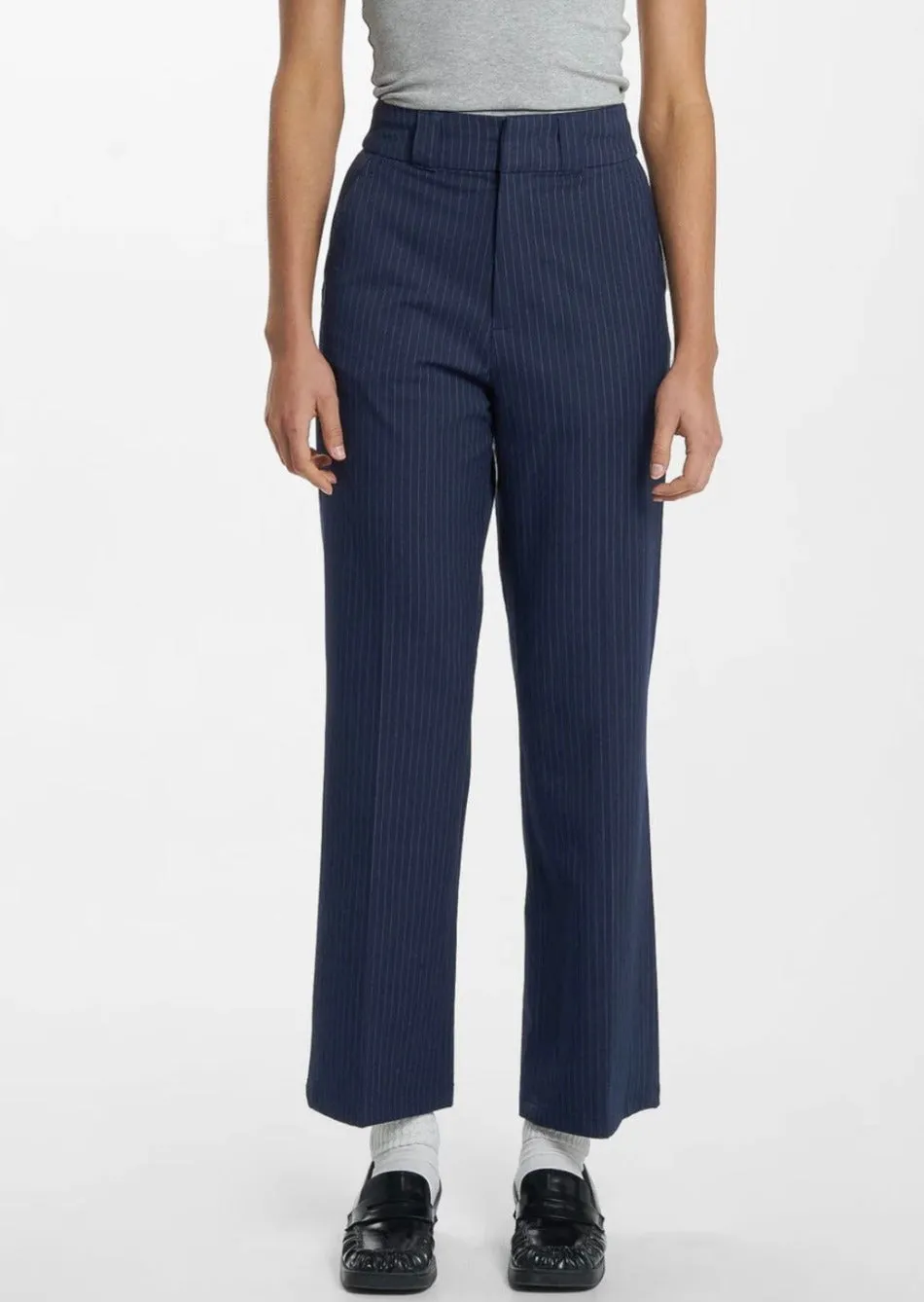 Danny Pinstripe Pant Station Navy