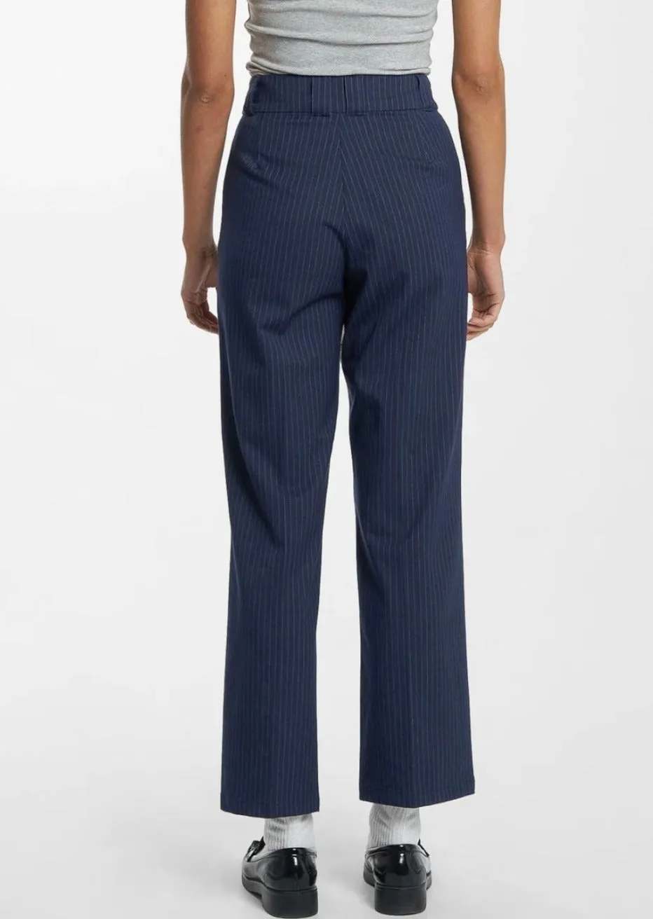 Danny Pinstripe Pant Station Navy