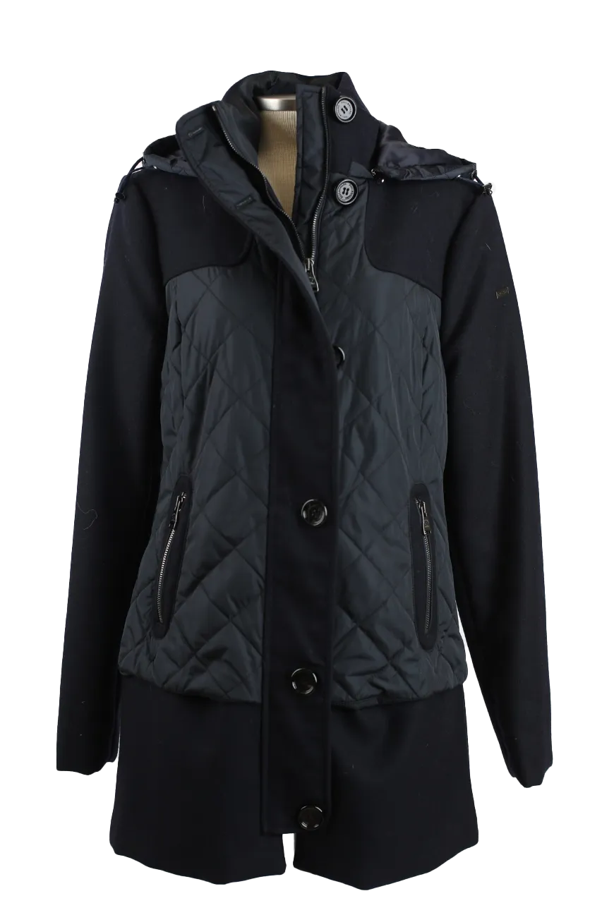 Diamond Quilted Wool Jacket