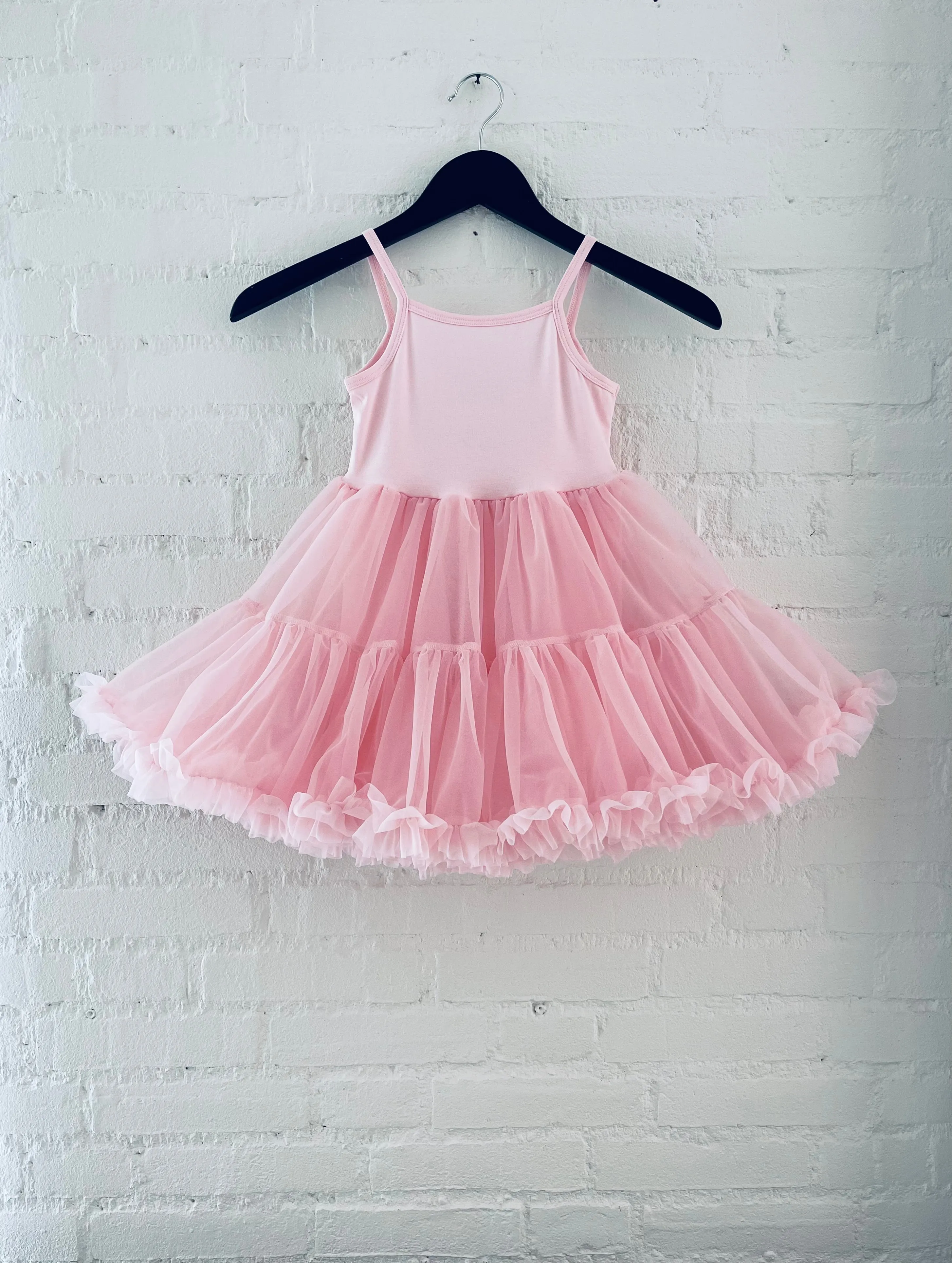 DOLLY PETTI SPAGHETTI PETTISKIRT TUTU DRESS donut pink