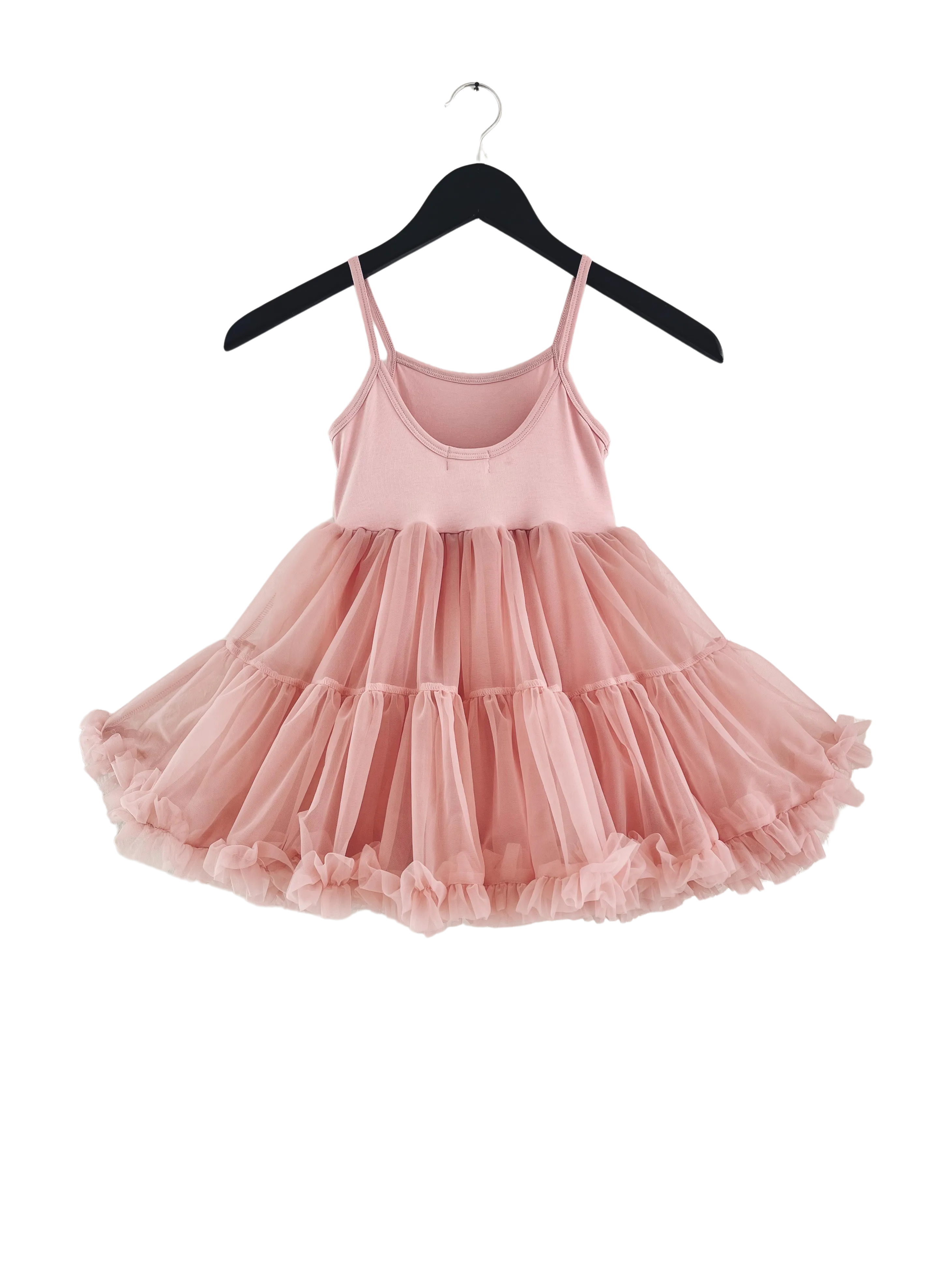 DOLLY PETTI SPAGHETTI PETTISKIRT TUTU DRESS dusty pink