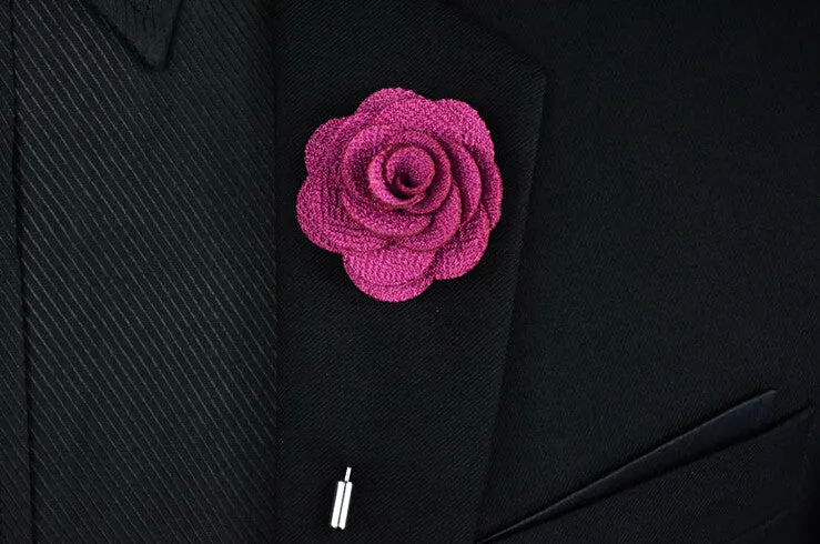 Dusty Pink Begonia Lapel Pin