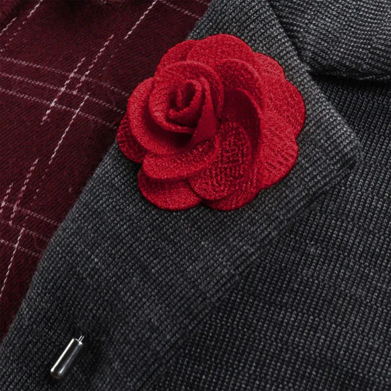 Dusty Pink Begonia Lapel Pin