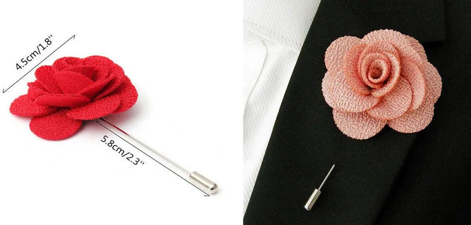 Dusty Pink Begonia Lapel Pin