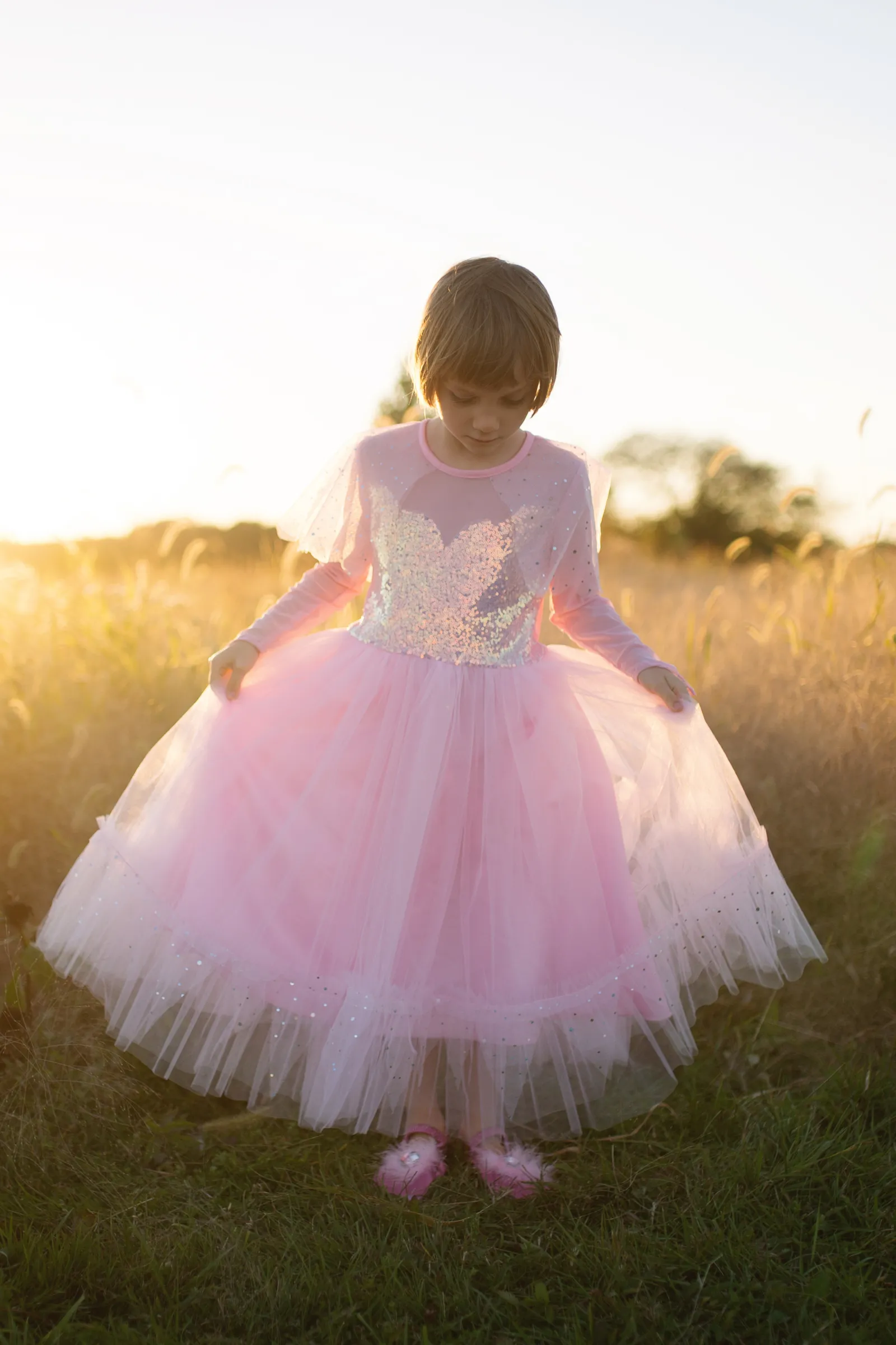 Elegant In Pink Dress