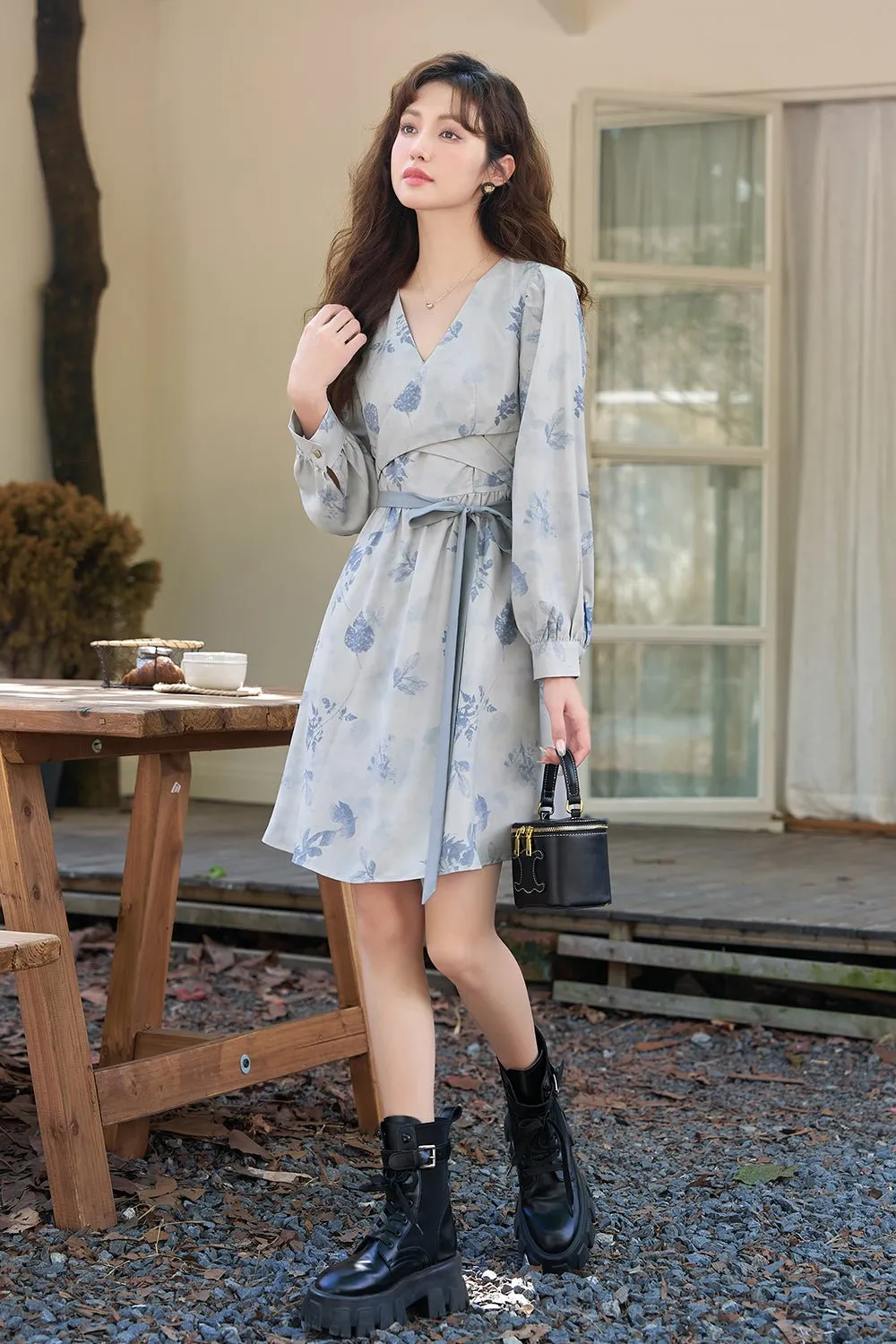 Elegant Solid Midi Dress for Women