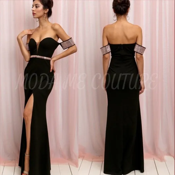 Elle Elegant Dress Black