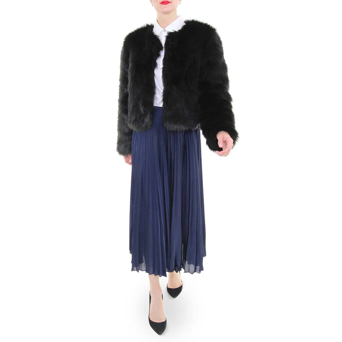 Faux Mink Bolero