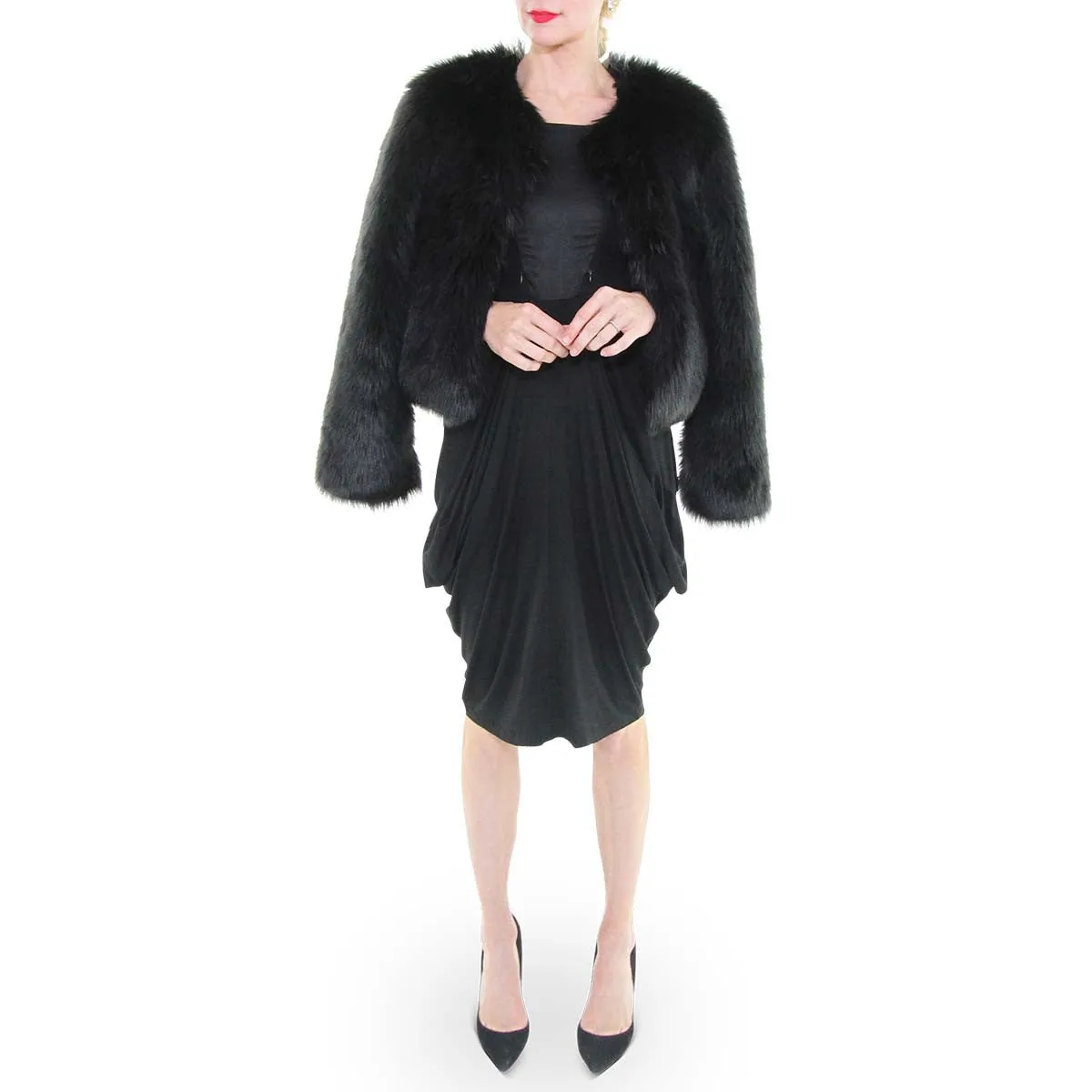 Faux Mink Bolero