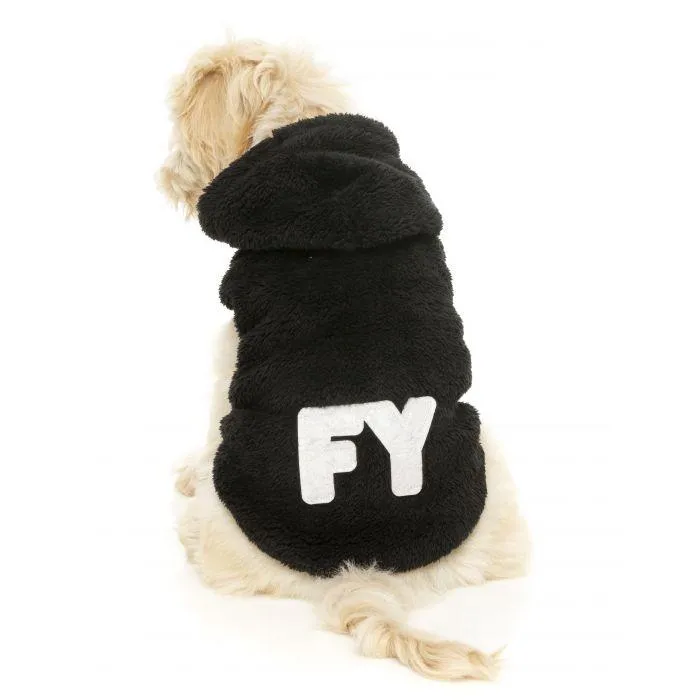 FuzzYard | Teddy Hoodie - Black