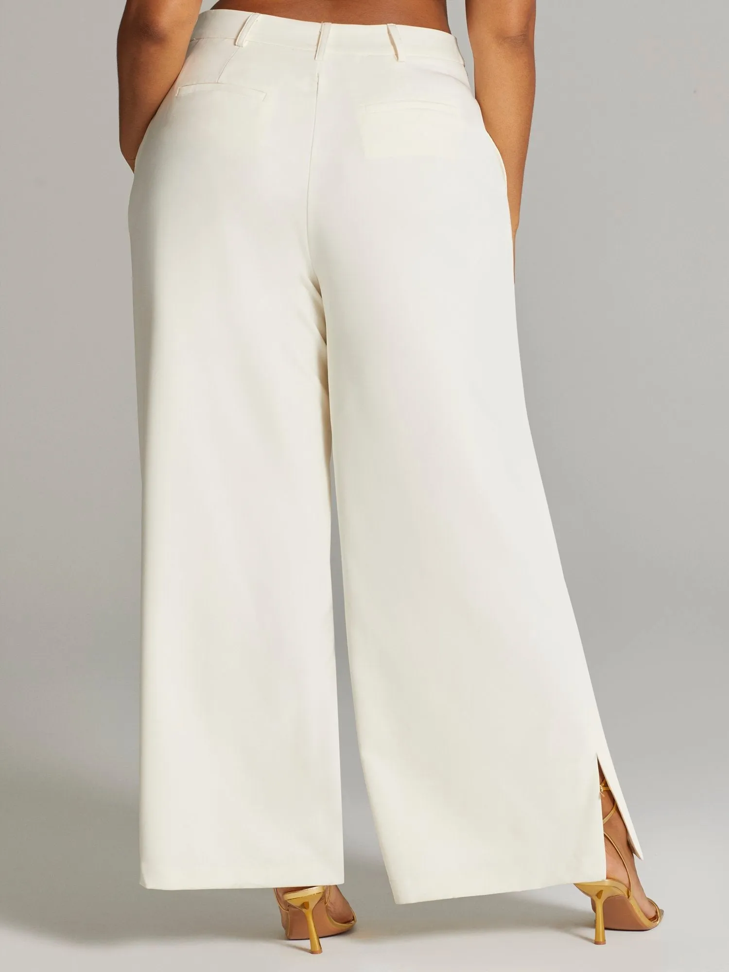 Gladys High-Waisted Wide Leg Pants