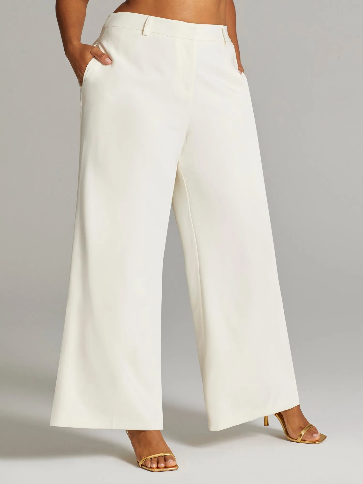 Gladys High-Waisted Wide Leg Pants