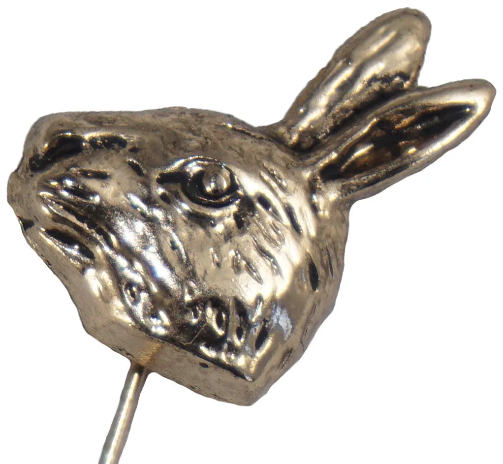 Golden Wonderland Rabbit Lapel Pin