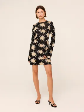 Greta Star Lurex Mini Knit Dress