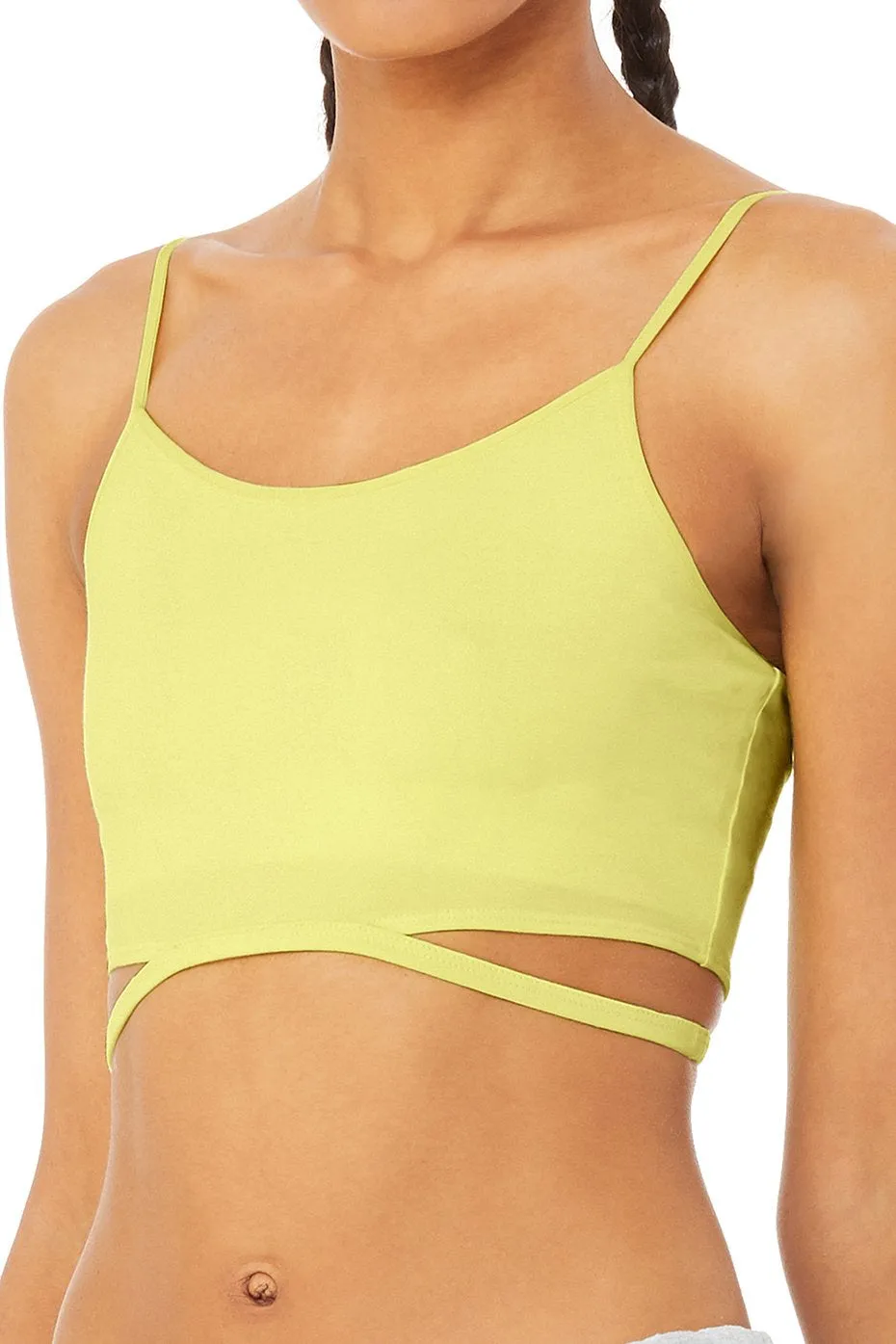 Halo Bra Tank - Neon Shock Yellow