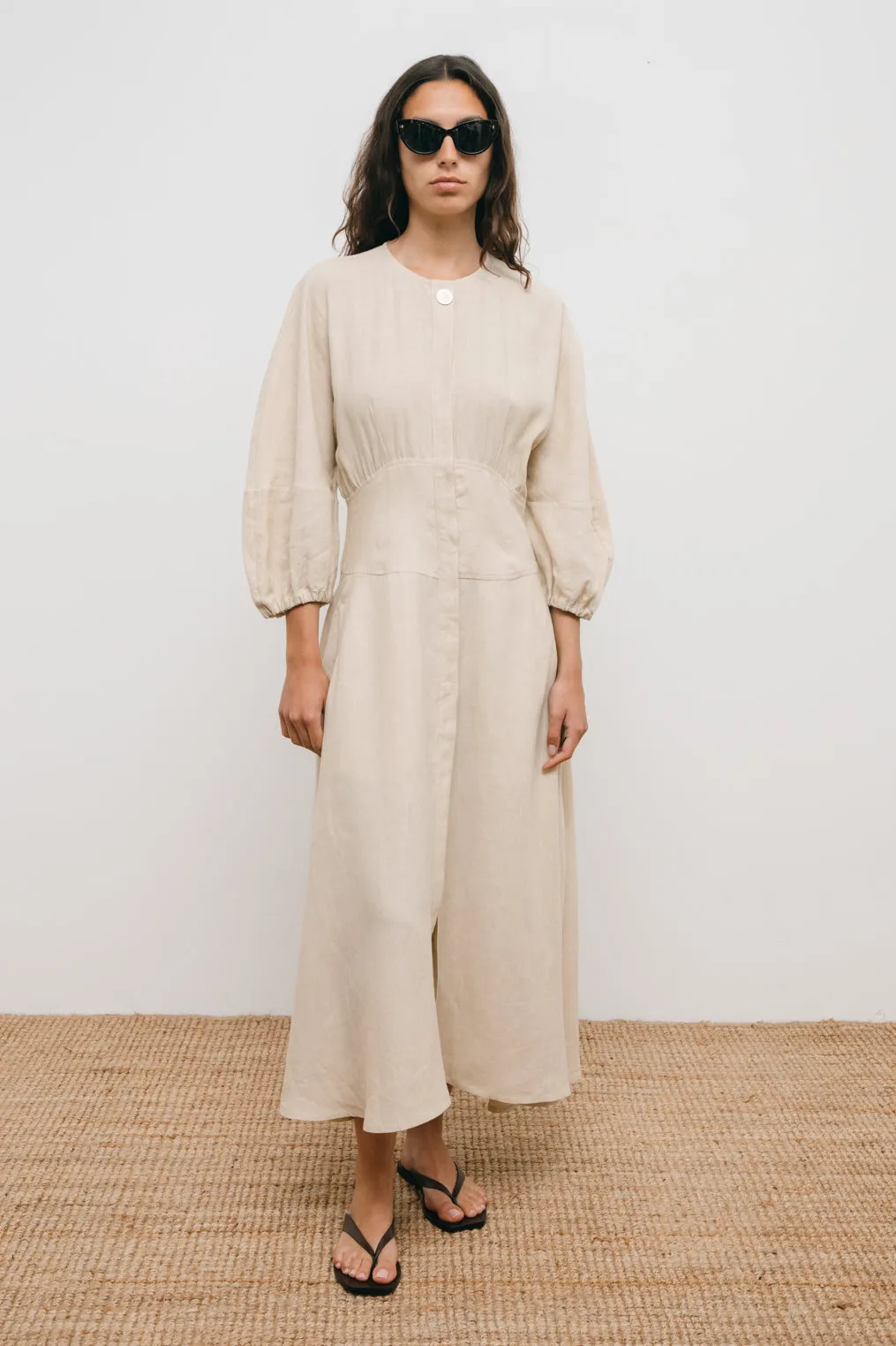 HELWAN linen dress