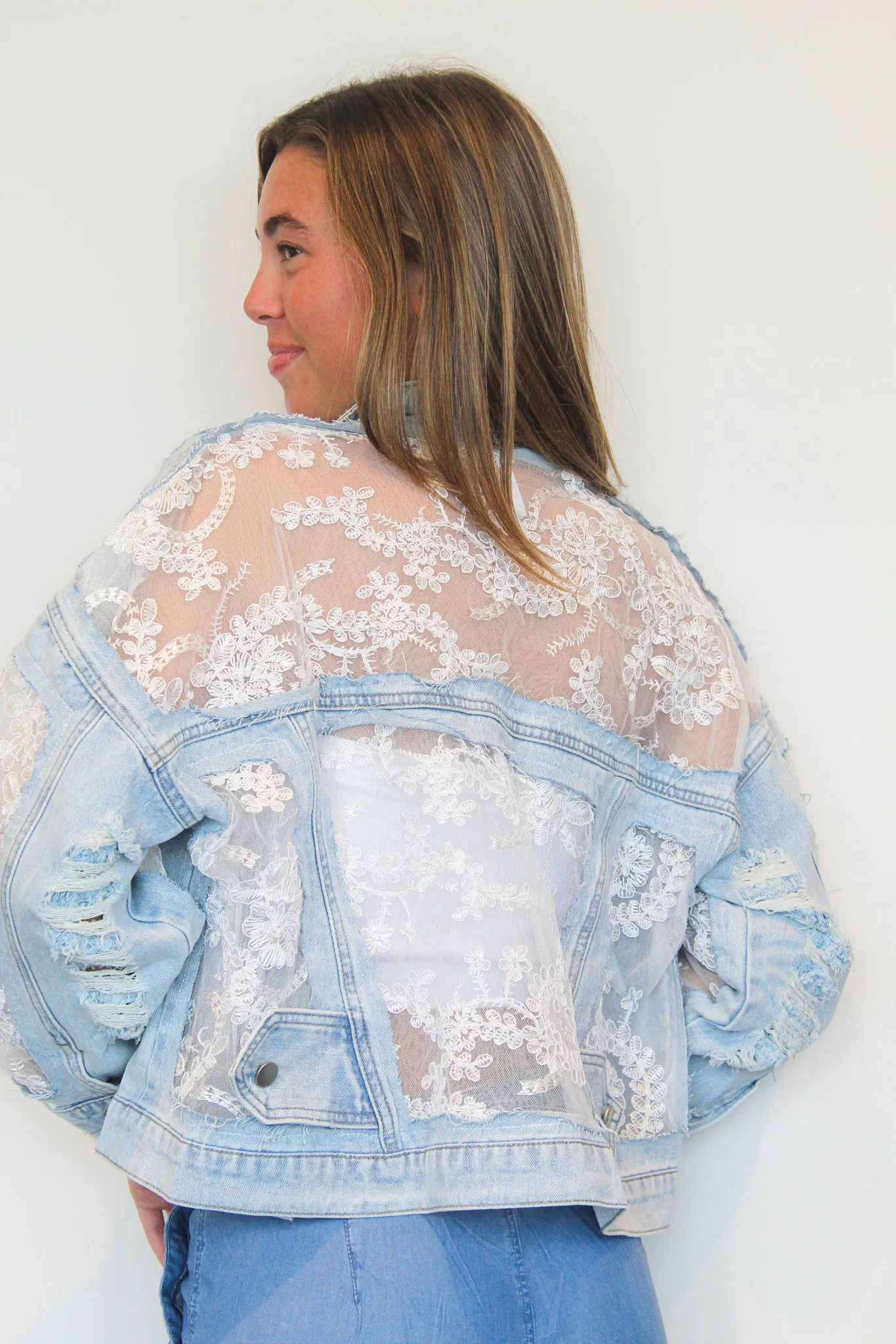 Lace & Denim Jacket