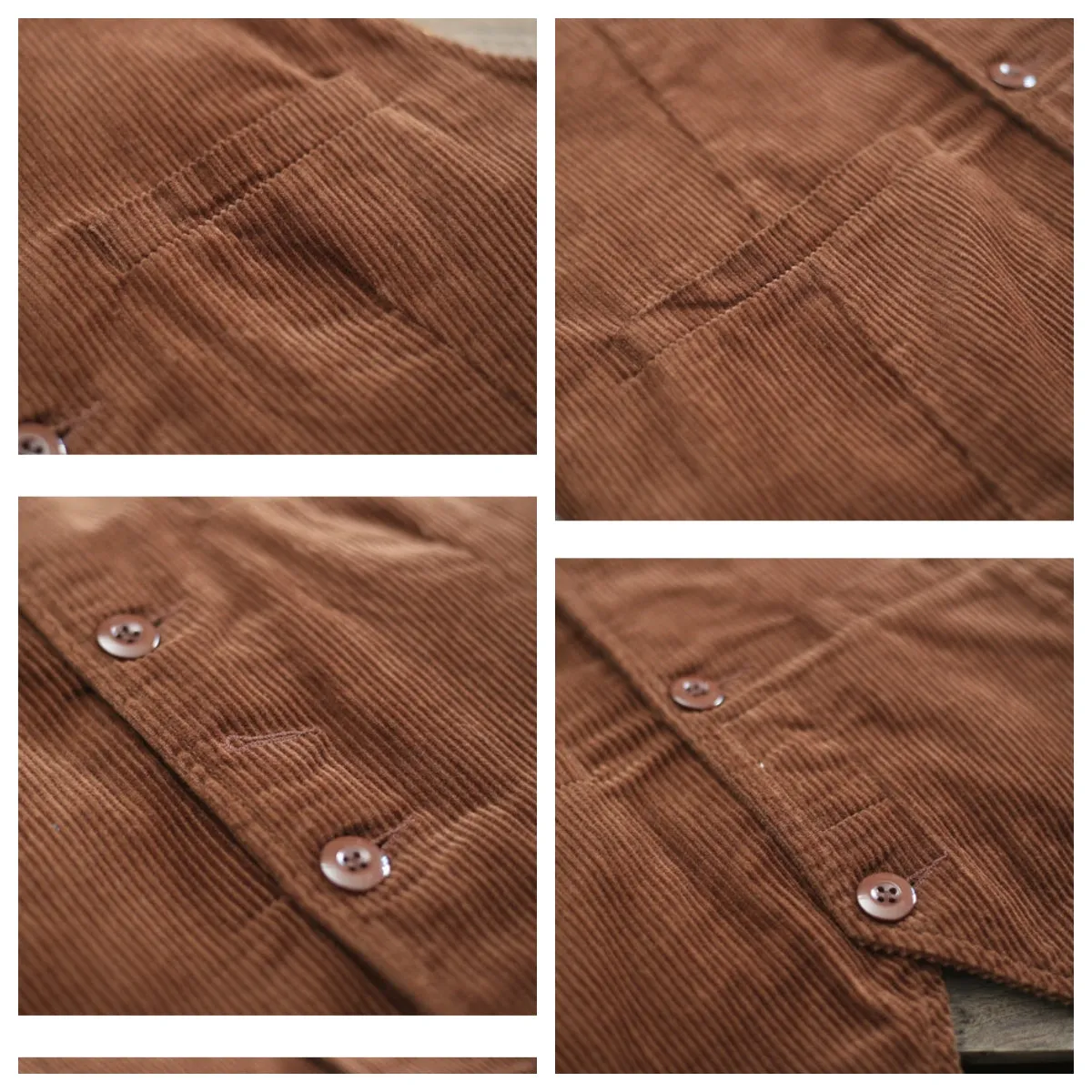 Men's 4-Pockets Corduroy Vest