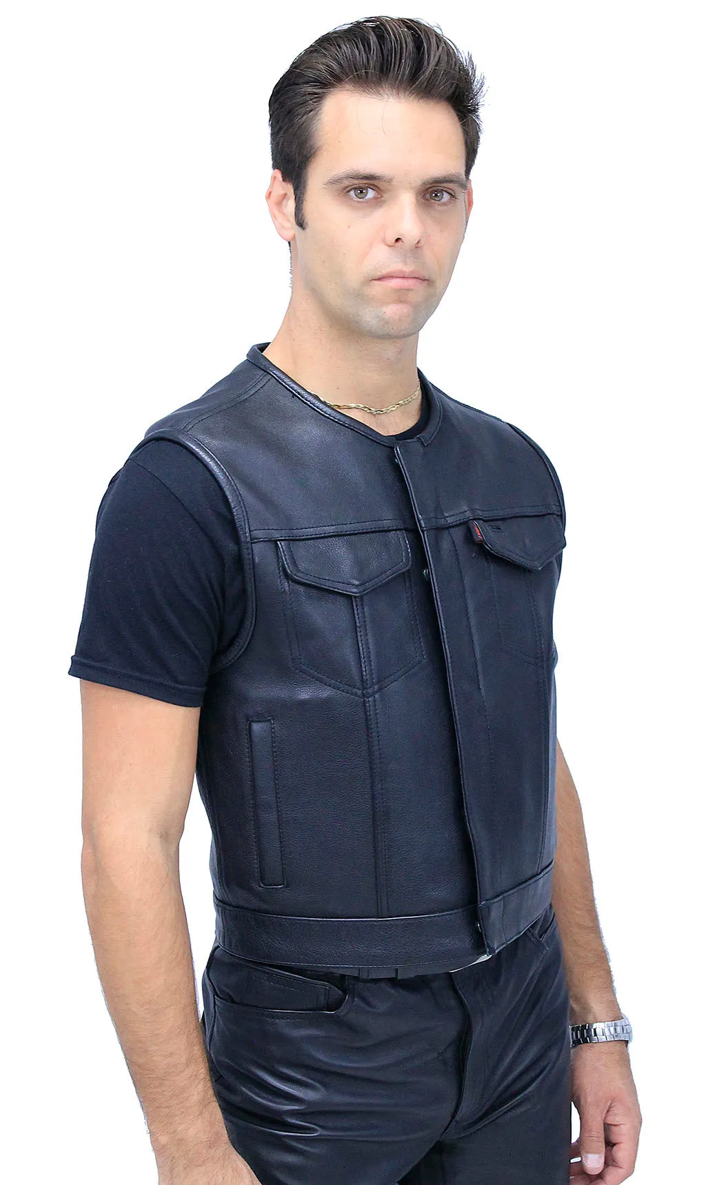 Men's Lowside Cropped Ultra Premium Club Vest #VM659CROP