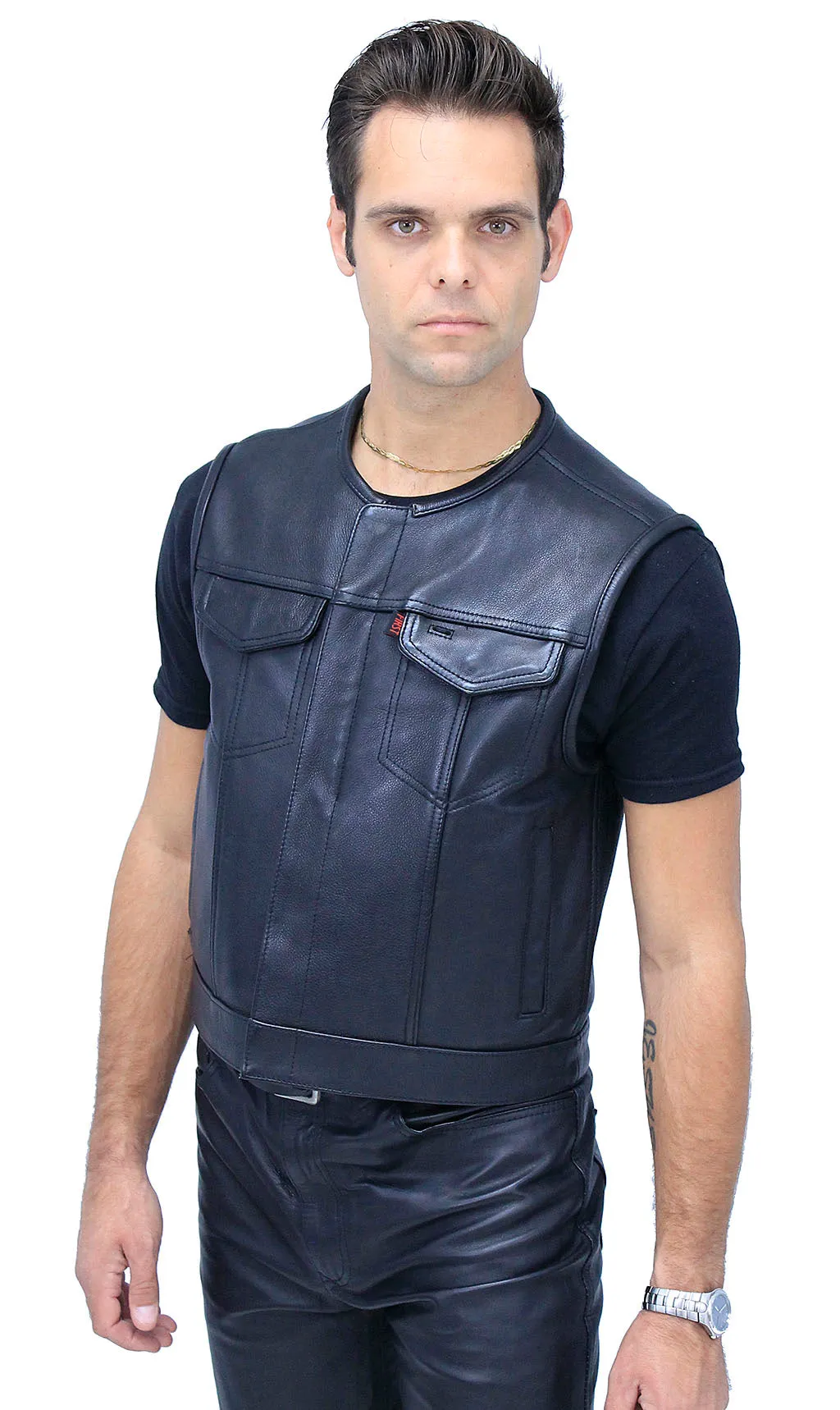 Men's Lowside Cropped Ultra Premium Club Vest #VM659CROP