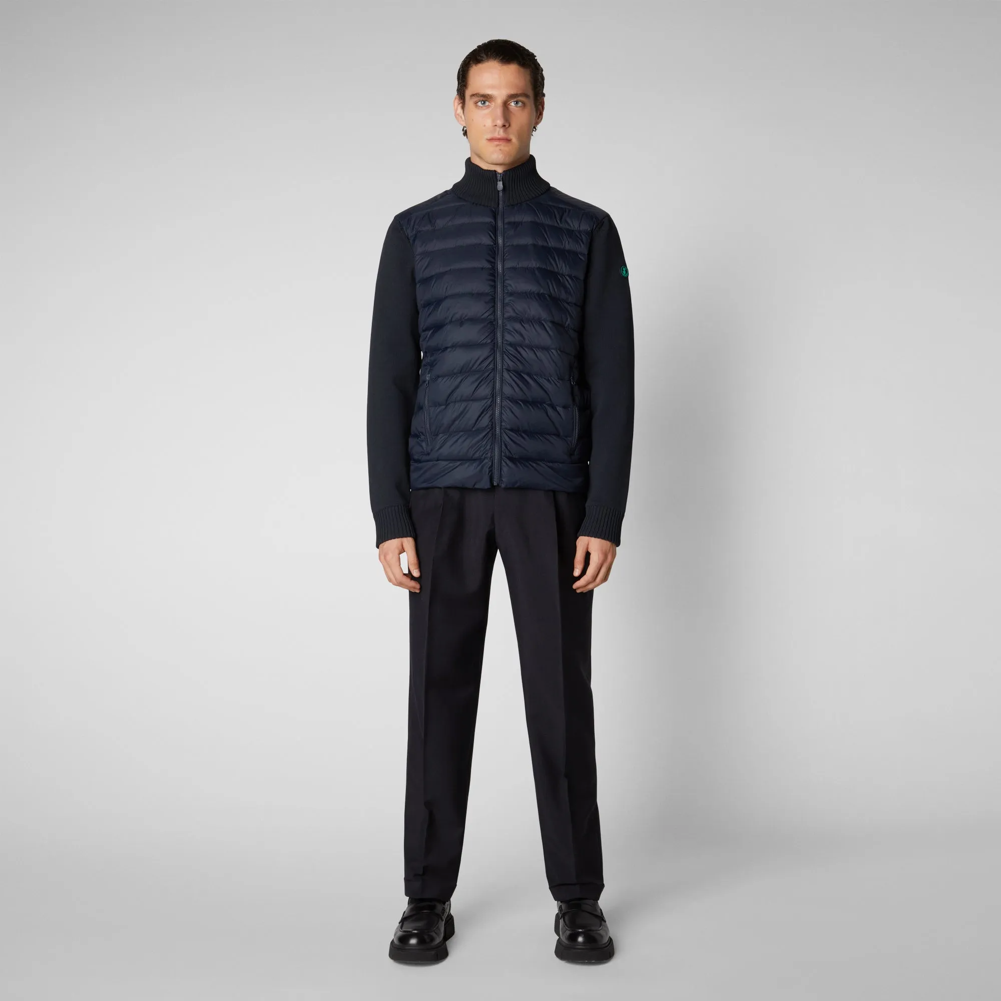 Men's Sedum Jacket in Blue Black