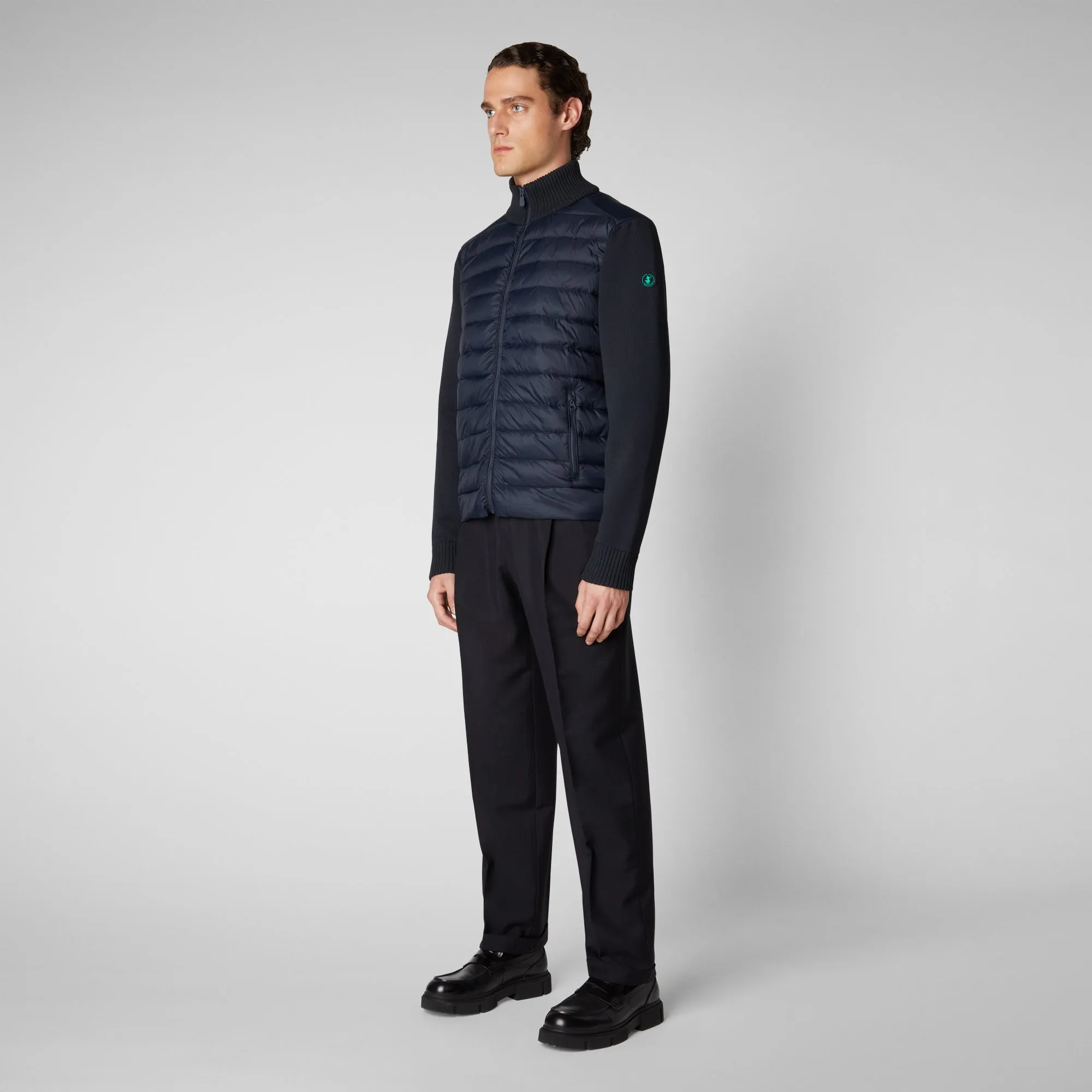 Men's Sedum Jacket in Blue Black