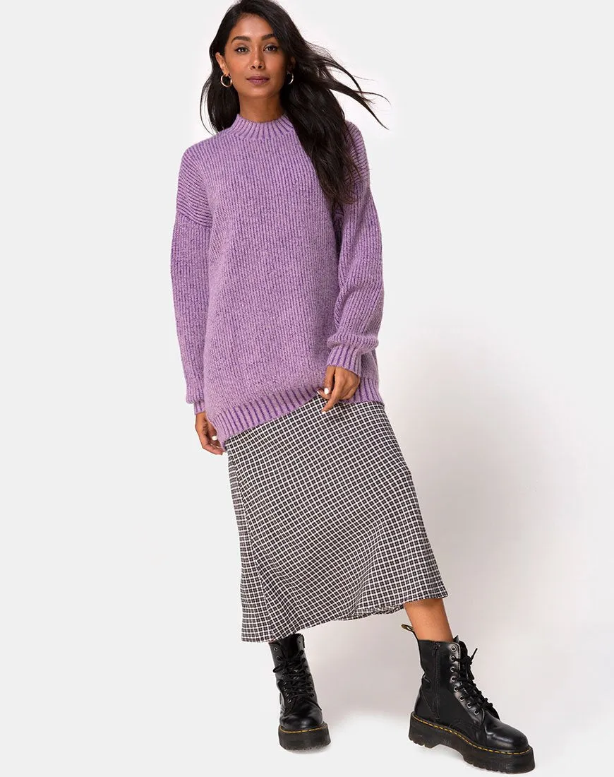 Mody Jumper Knitted in Light Purple