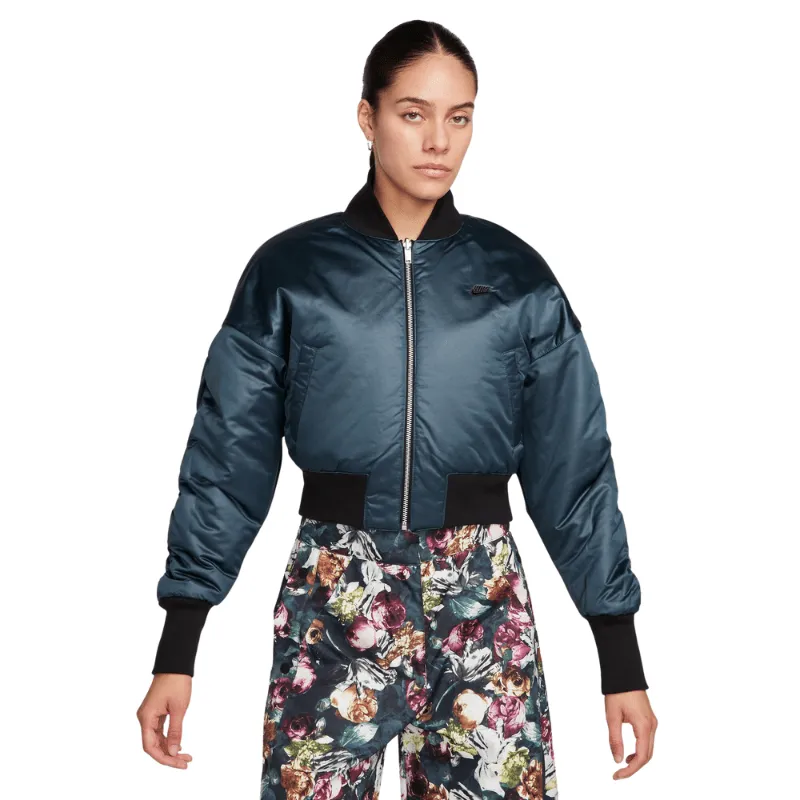 Nike Sportswear Tech Pack Therma-FIT Oversized Reversible Floral Bomber Jacket - Women's