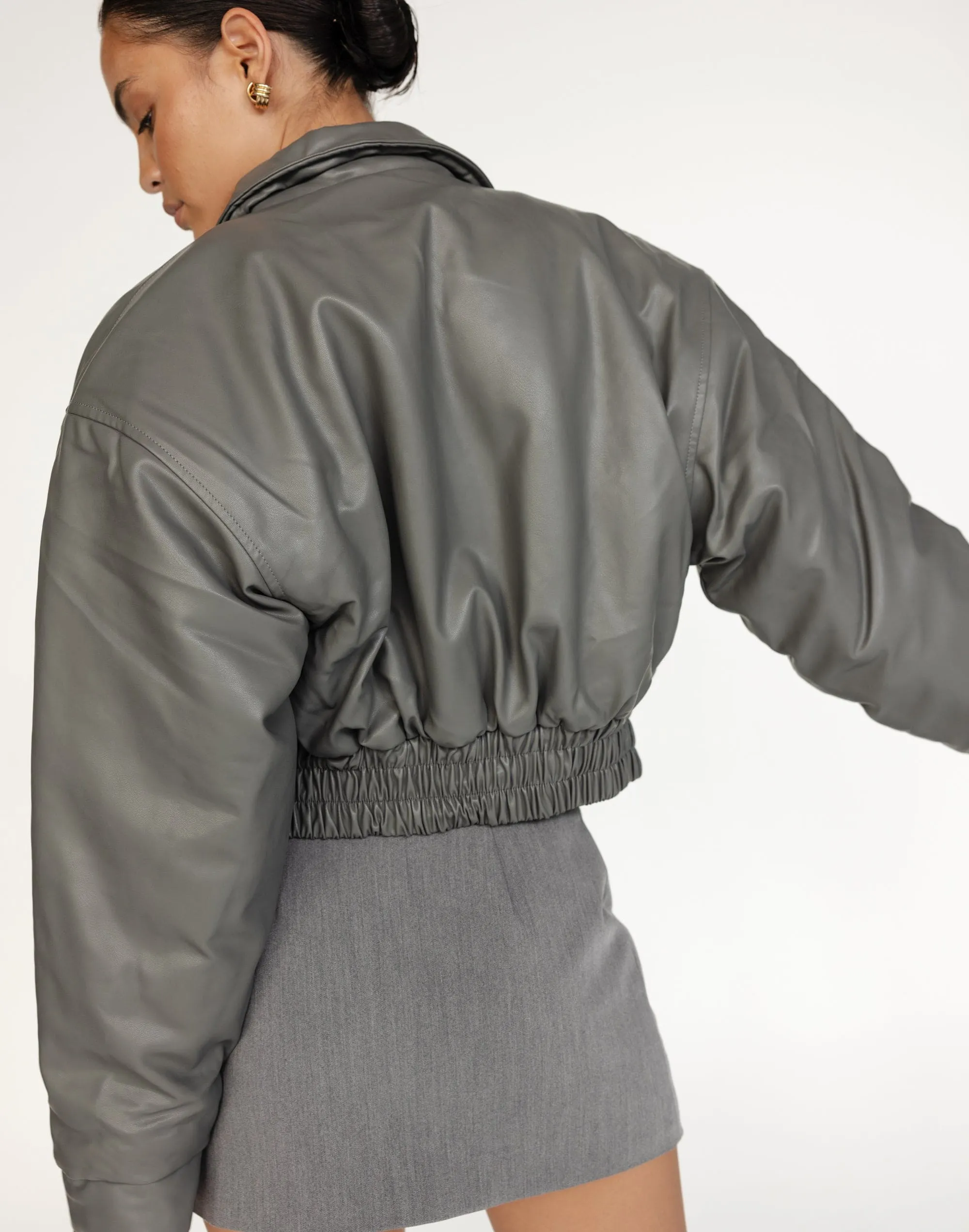 Paloma Bomber Jacket (Slate)