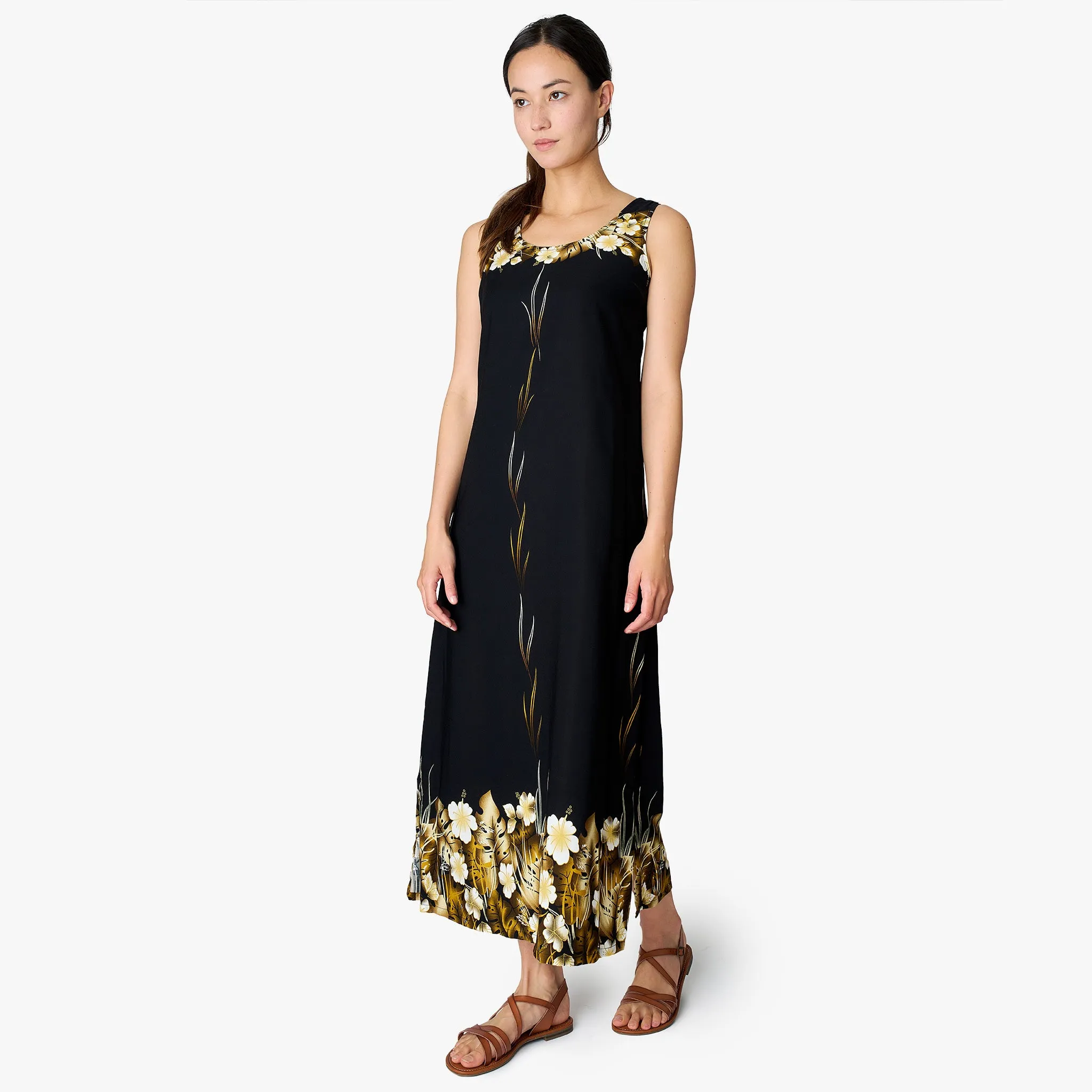 Poplin Border Dress