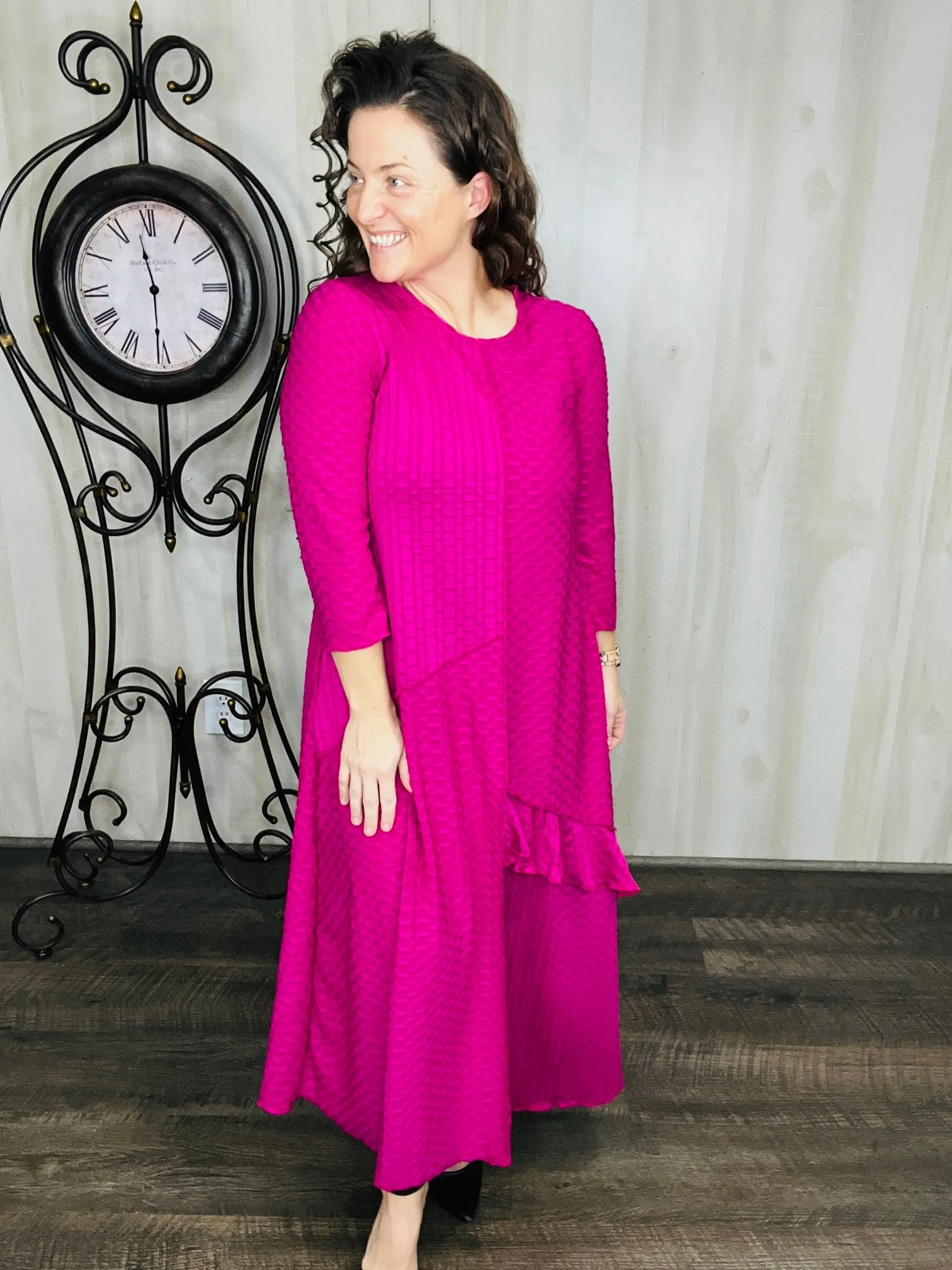 "Special Times" Dress- Magenta