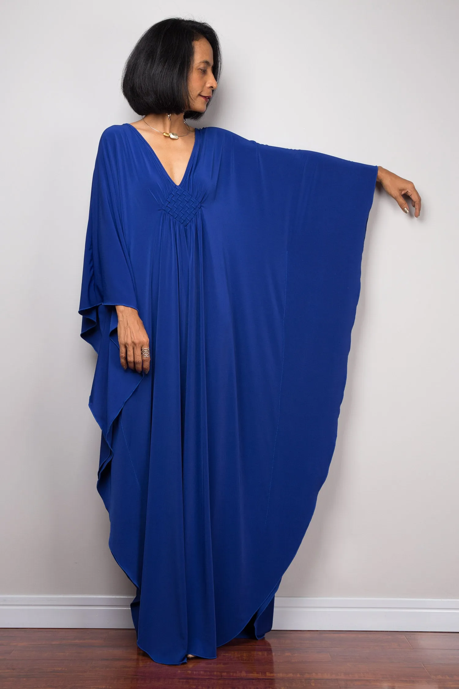 Royal blue kaftan