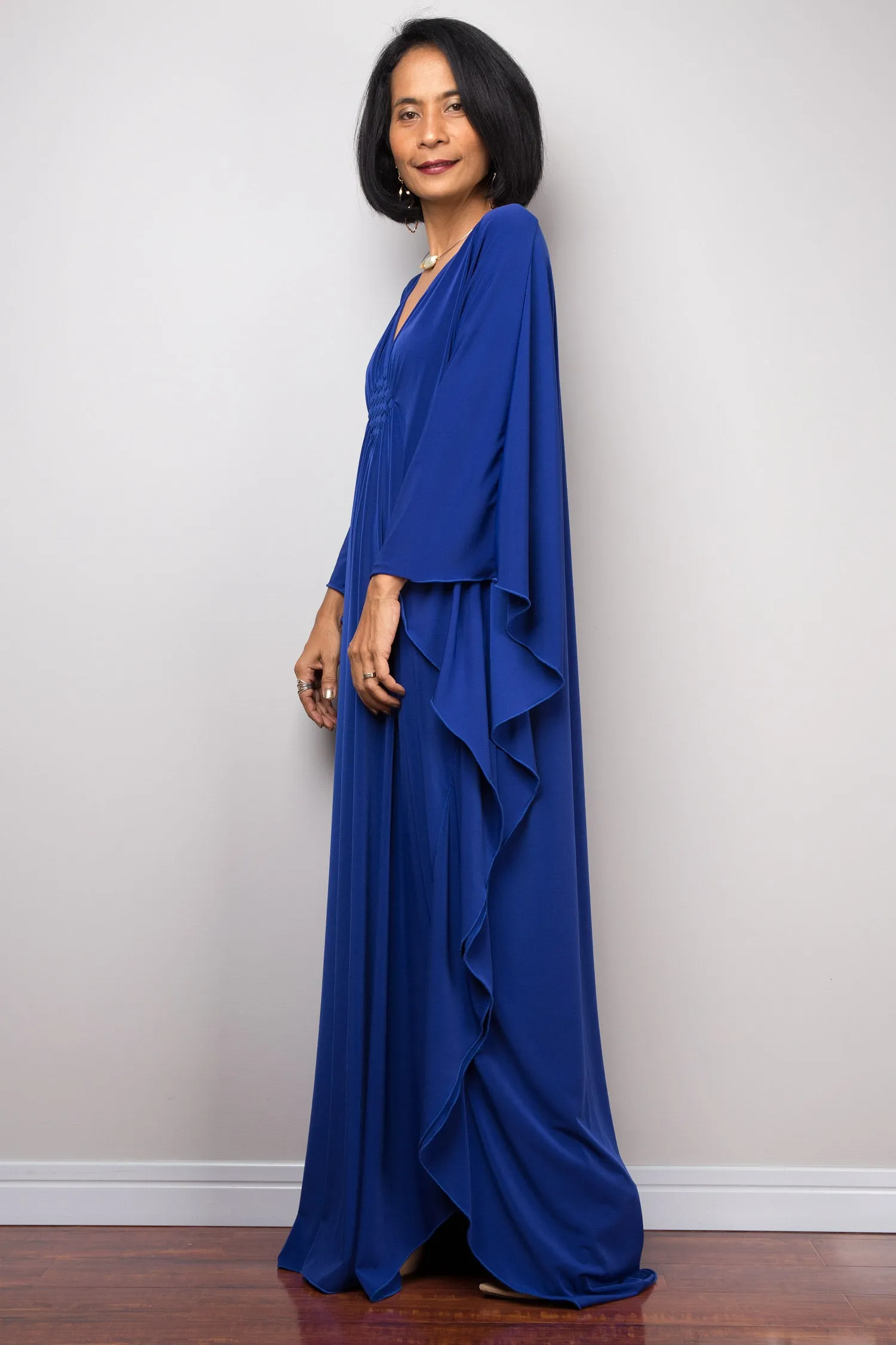 Royal blue kaftan