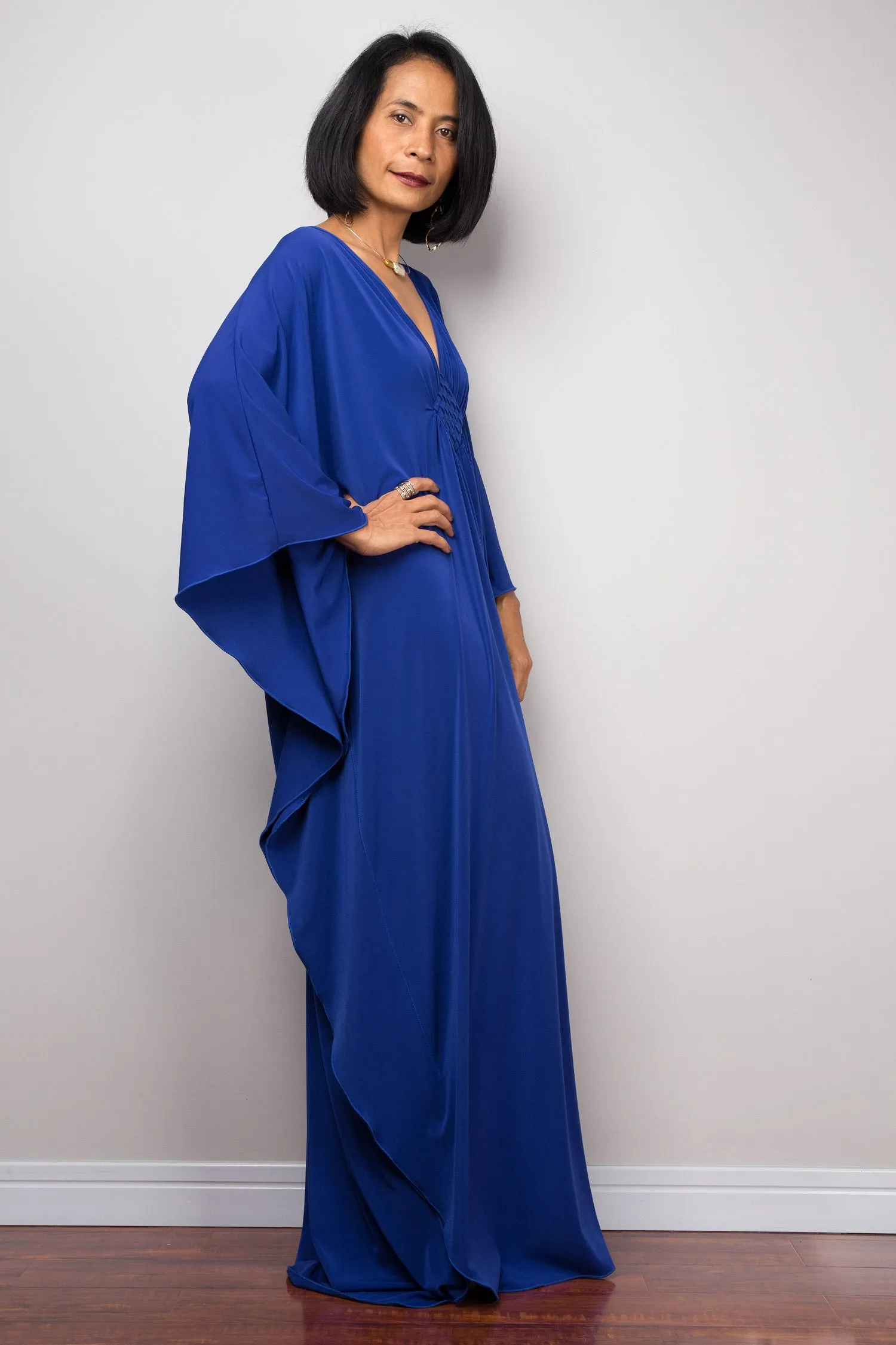 Royal blue kaftan