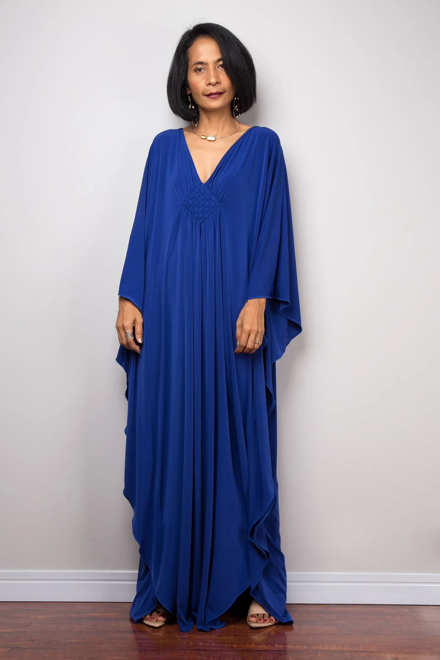 Royal blue kaftan