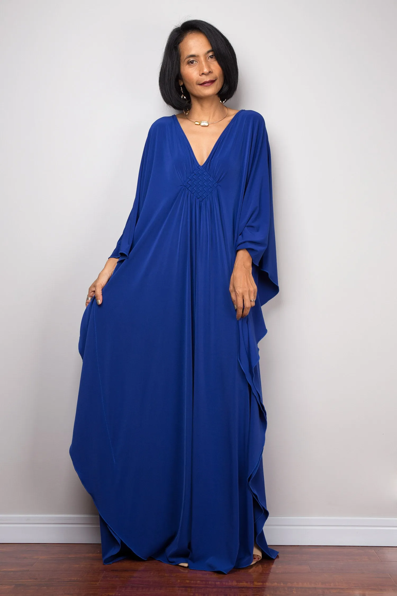 Royal blue kaftan