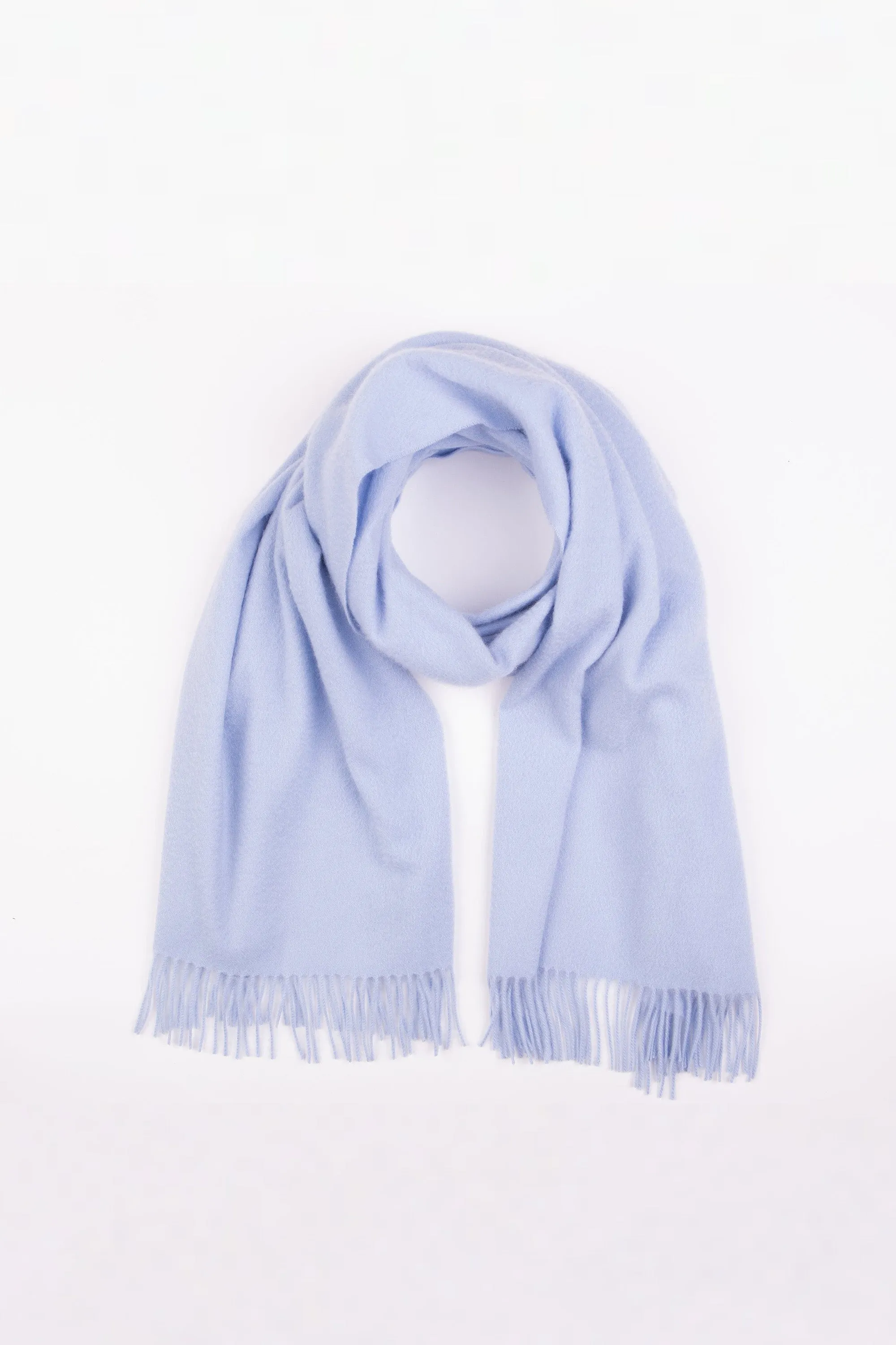 Solid Cashmere Stole - Cashmere Blue