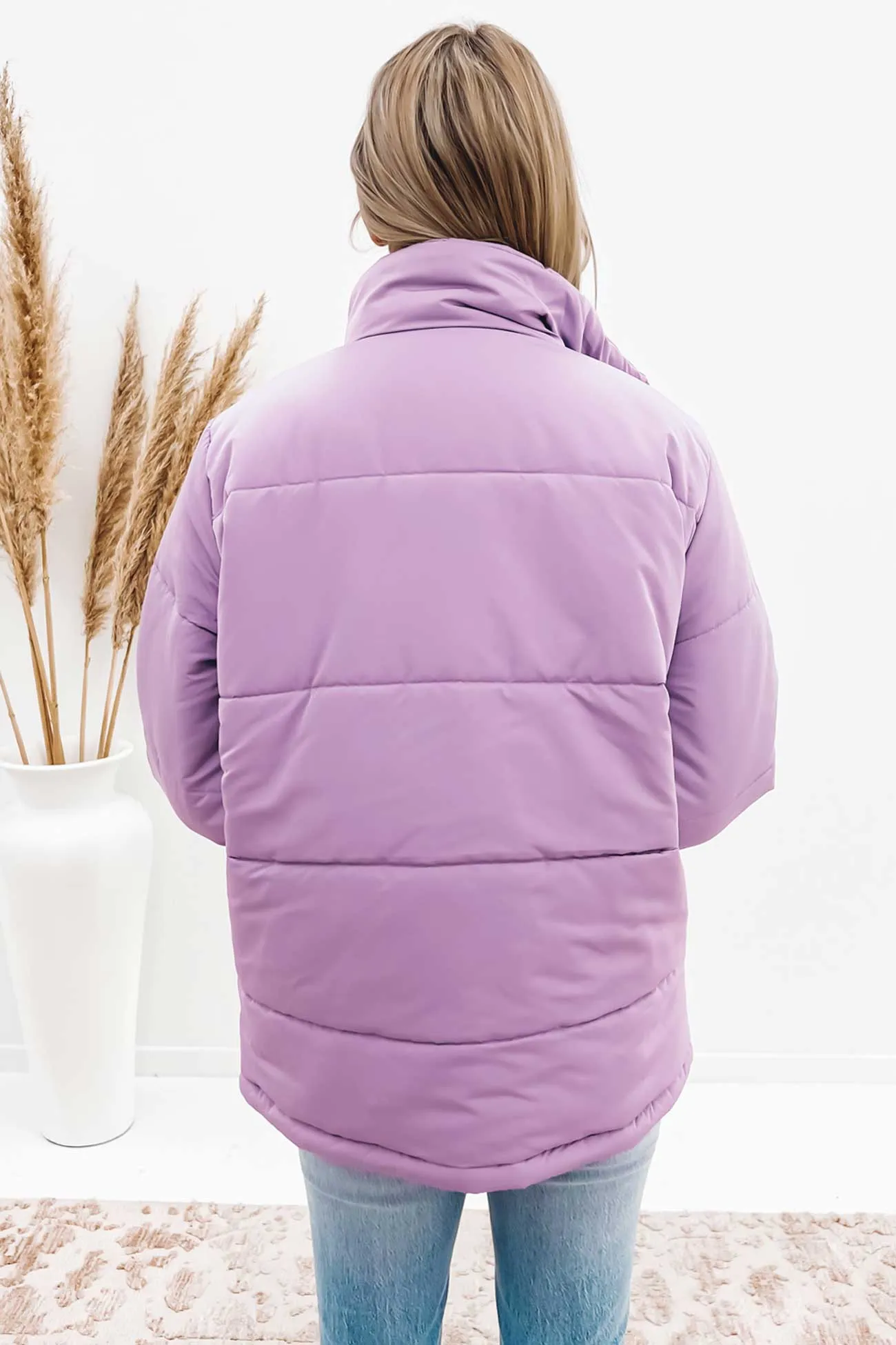 Stock Puffa Jacket Lavender