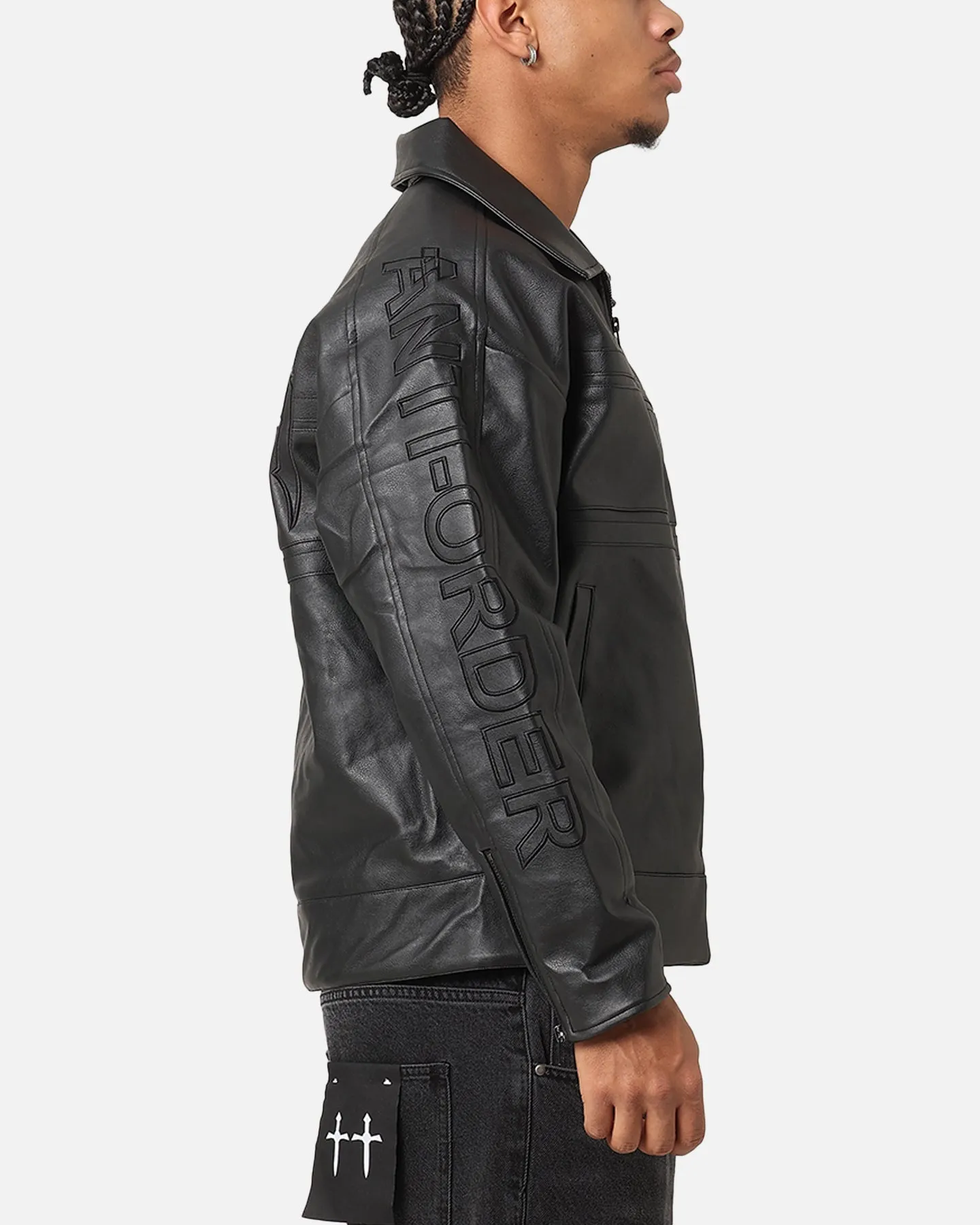 The Anti Order Oversized Motor Jacket Black